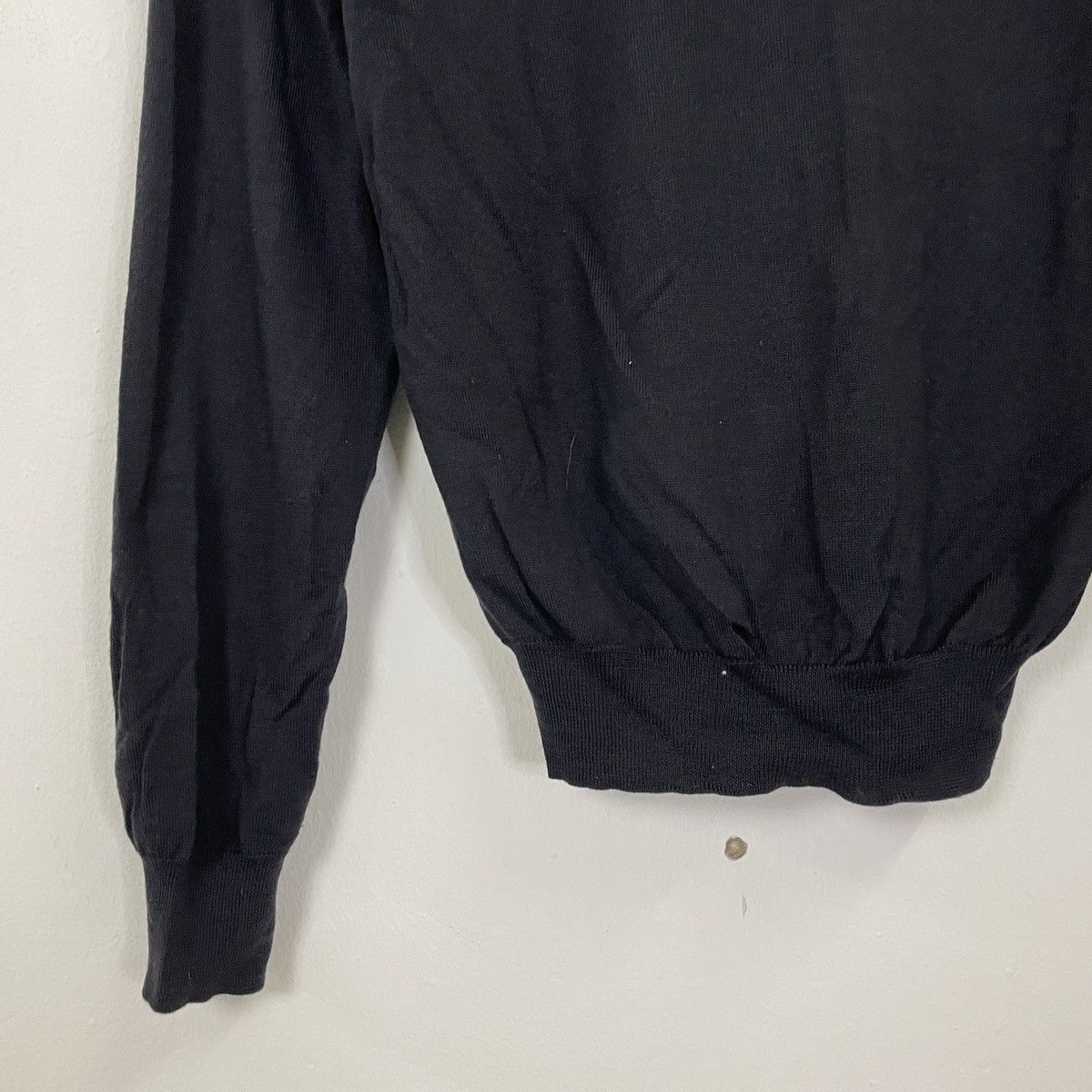 Burberry Vintage 90s Burberry Small Logo Distressed Sweatshirt Size US M / EU 48-50 / 2 - 10 Thumbnail