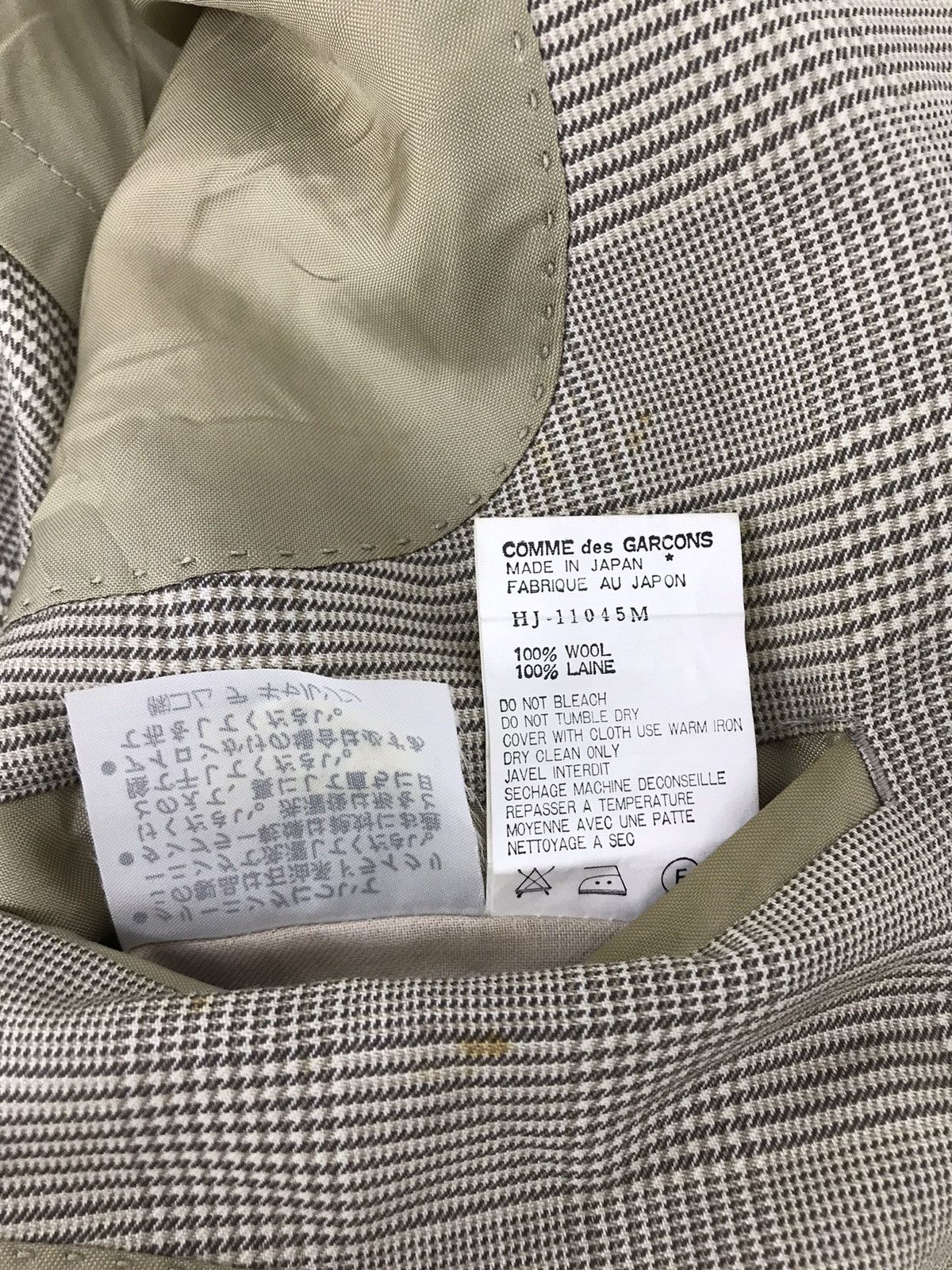 Comme des Garcons × Comme des Garcons Homme Plus × Japanese Brand Vintage Comme des Garcons Homme Coat Jacket Size US M / EU 48-50 / 2 - 4 Thumbnail