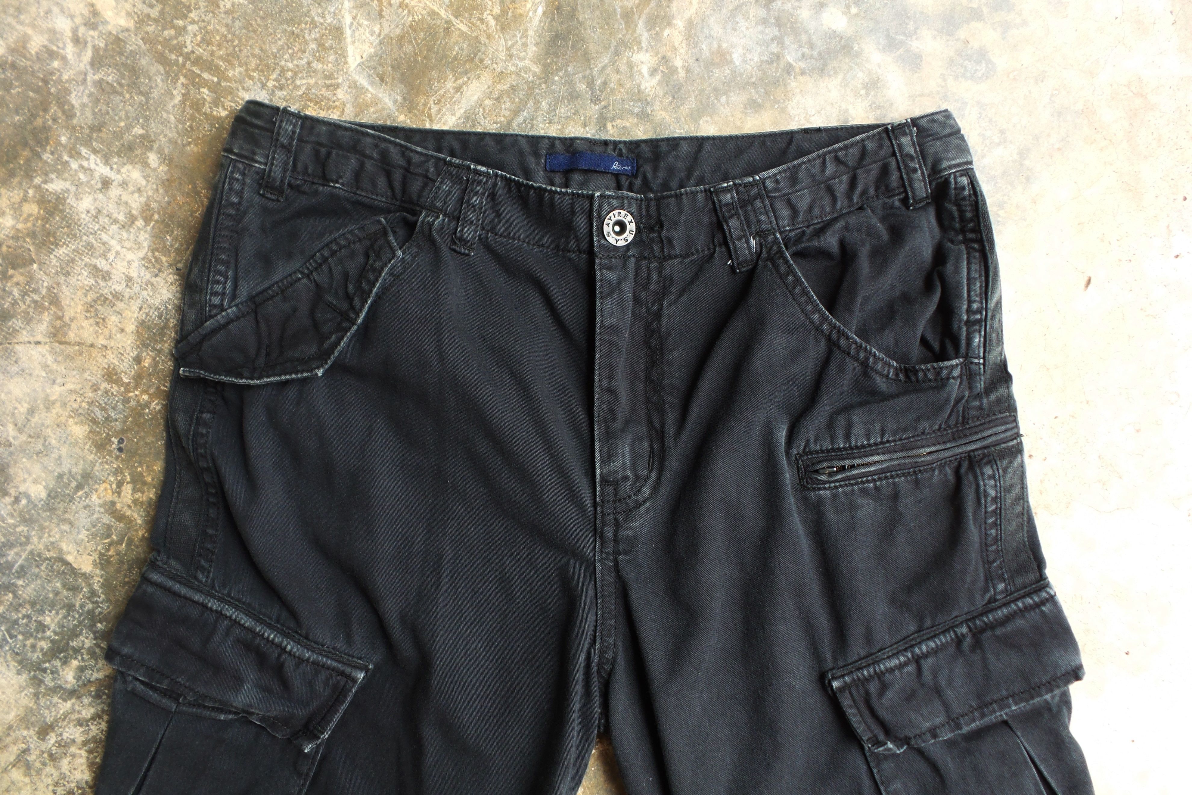 Avirex Avirex Blue Cargo Pants W32xL41 Size US 32 / EU 48 - 2 Thumbnail