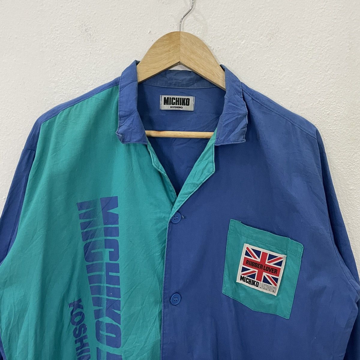 Michiko Koshino London Vintage Mochiko London Big Logo Button Ups Size US L / EU 52-54 / 3 - 4 Thumbnail
