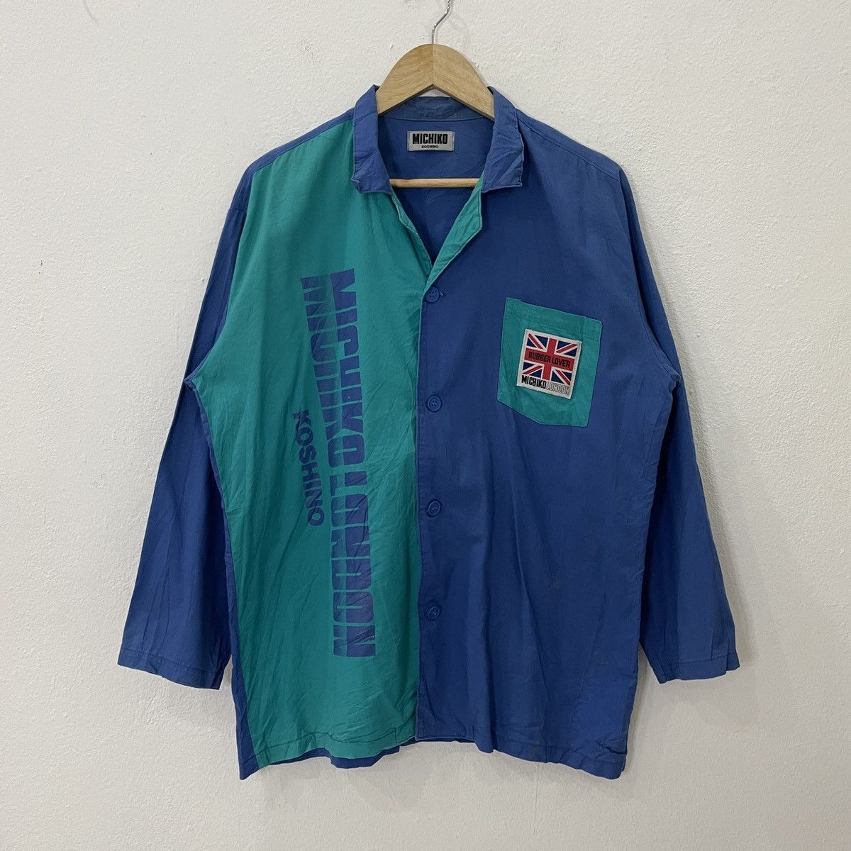Michiko Koshino London Vintage Mochiko London Big Logo Button Ups Size US L / EU 52-54 / 3 - 1 Thumbnail