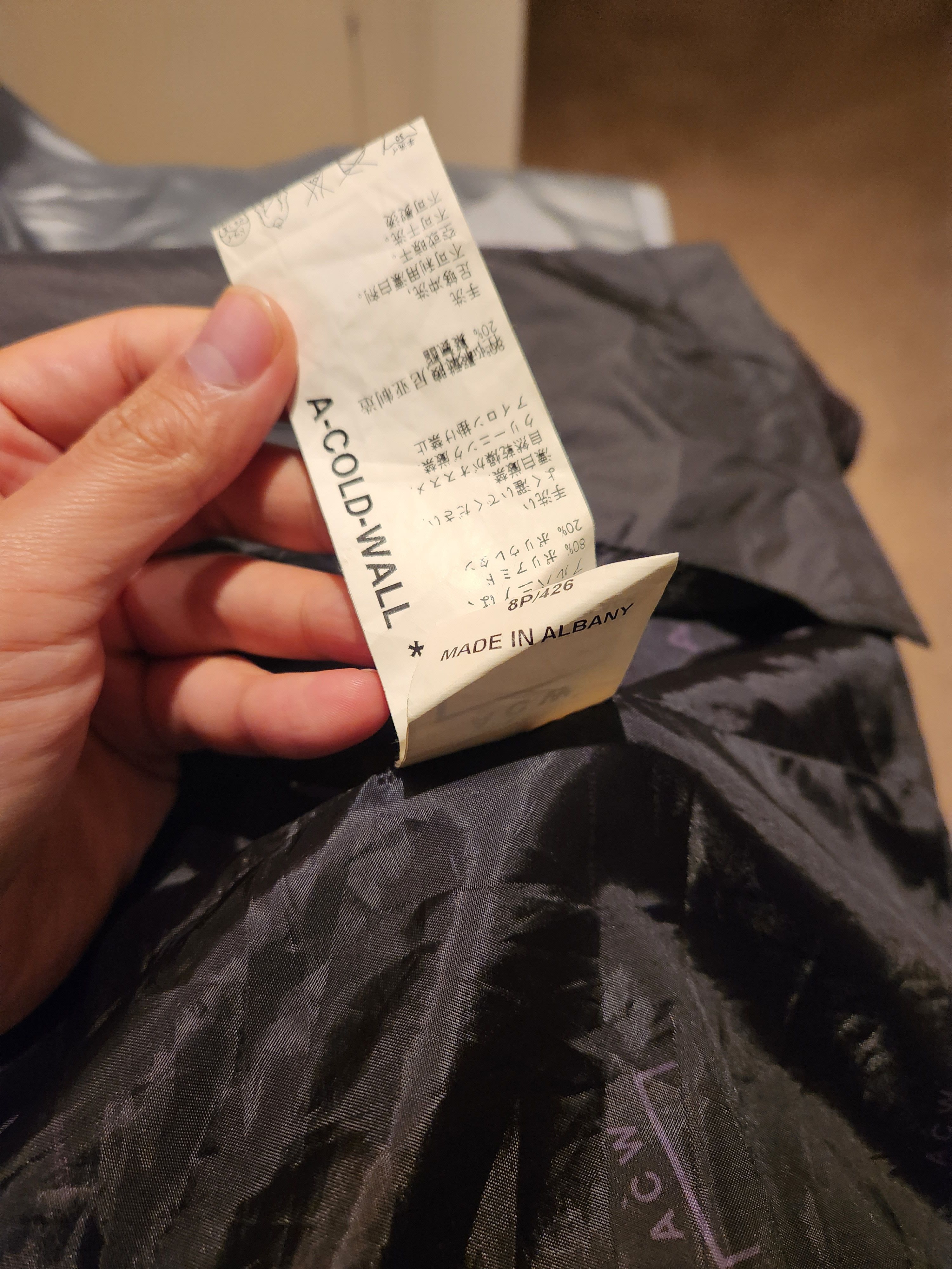 A-COLD-WALL* A Cold Wall Black Raincoat Size US S / EU 44-46 / 1 - 6 Thumbnail