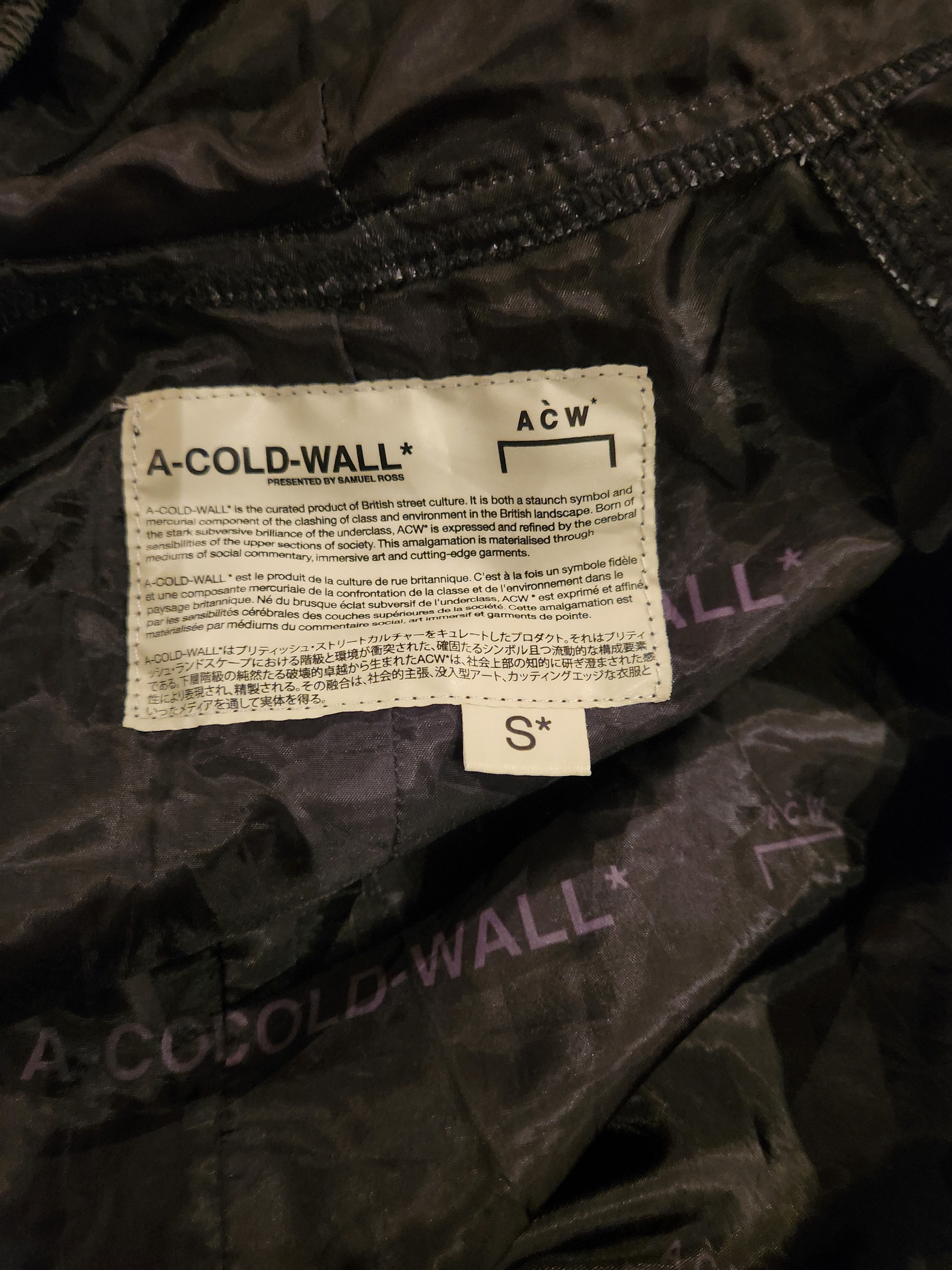 A-COLD-WALL* A Cold Wall Black Raincoat Size US S / EU 44-46 / 1 - 5 Thumbnail