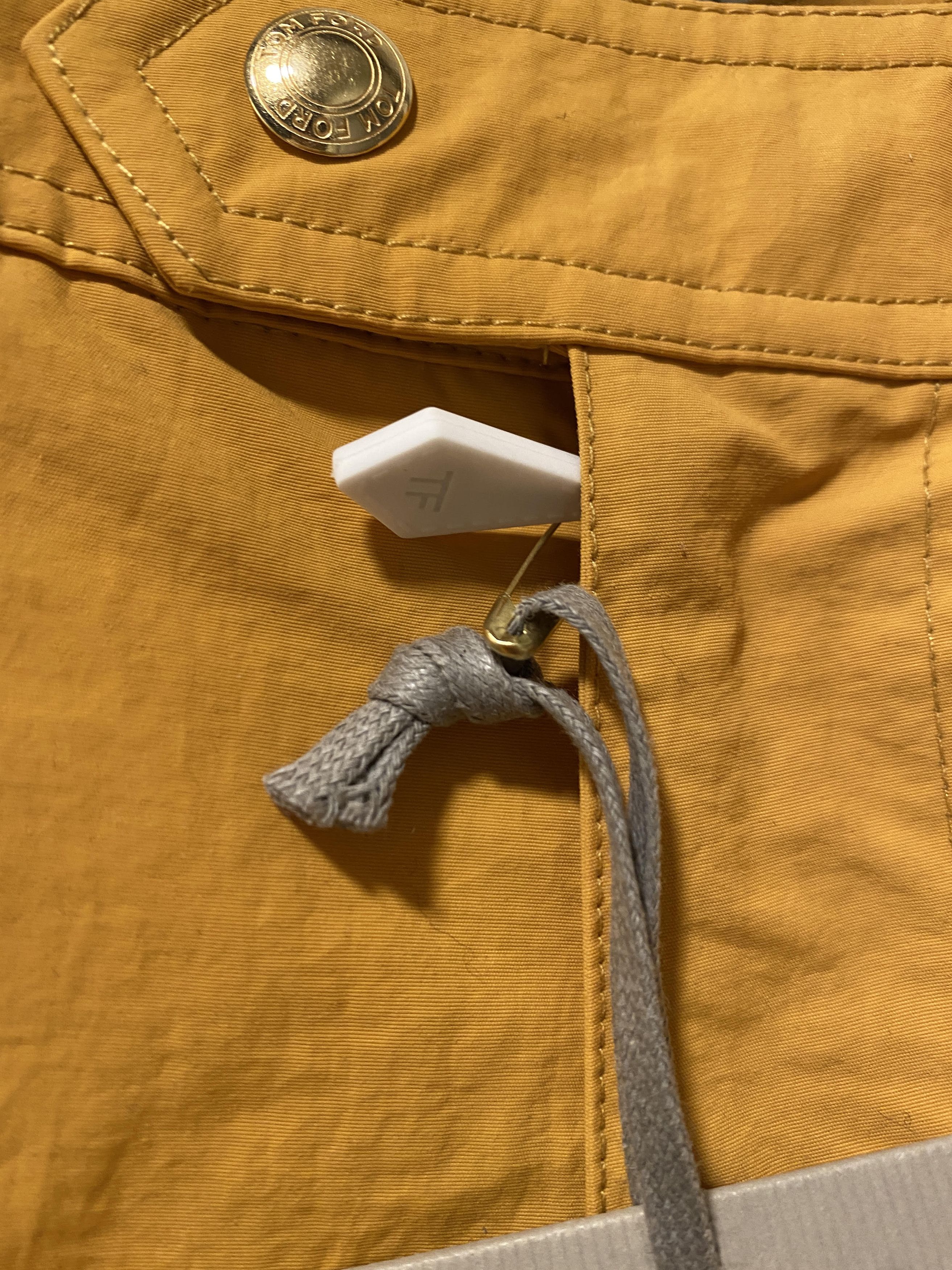 Tom Ford Tom Ford Buckle NYLON SWIM SHORTS mustard size IT 46 Size US 30 / EU 46 - 3 Thumbnail