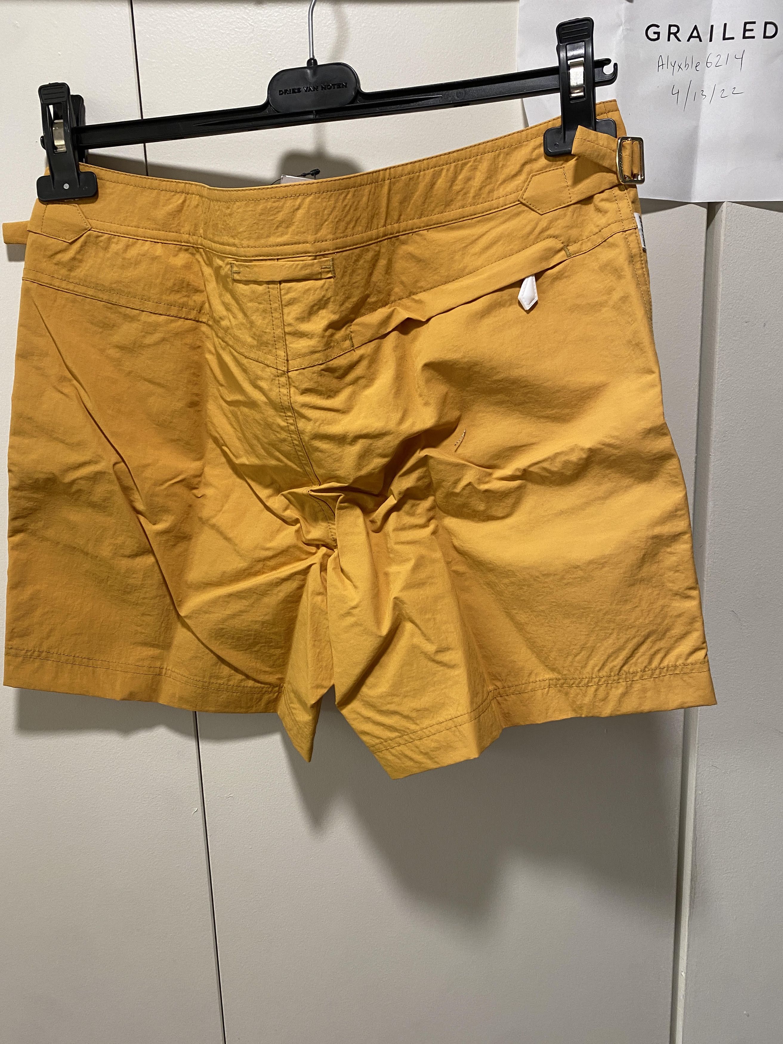 Tom Ford Tom Ford Buckle NYLON SWIM SHORTS mustard size IT 46 Size US 30 / EU 46 - 8 Thumbnail
