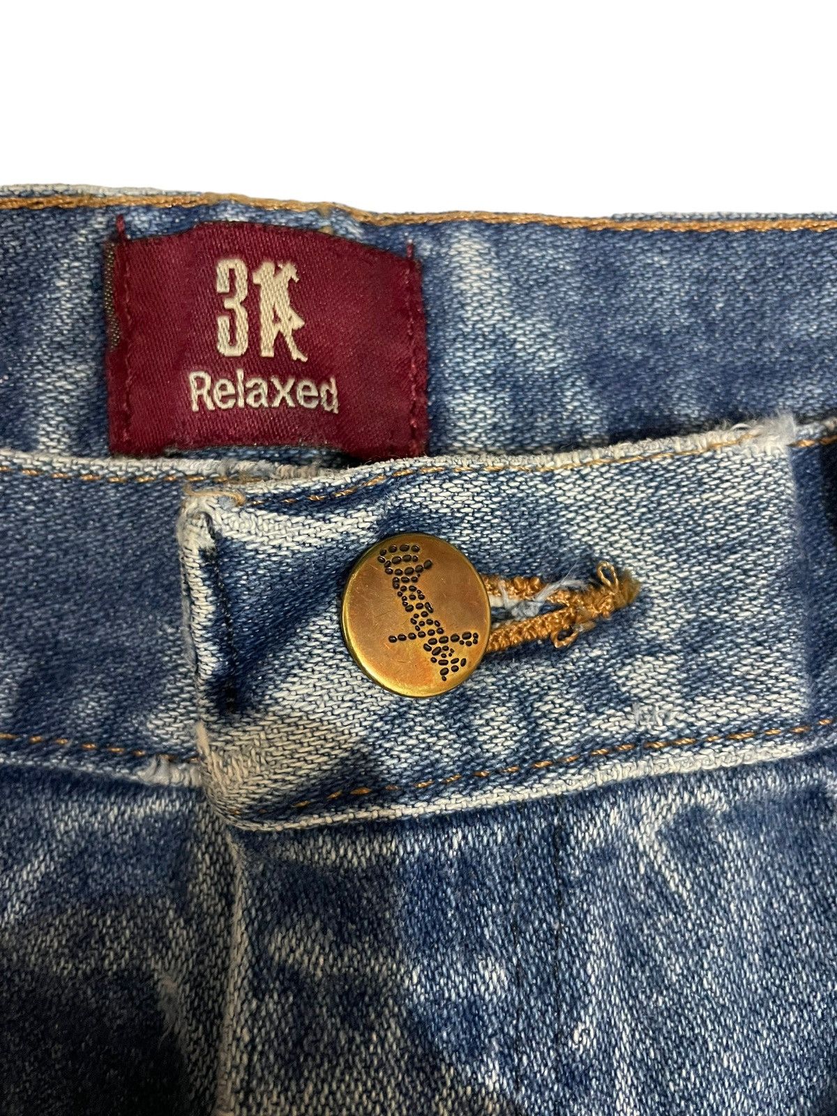 Vintage × Wrangler Vintage Wrangler Blue Relaxed Jeans Size US 34 / EU 50 - 9 Thumbnail