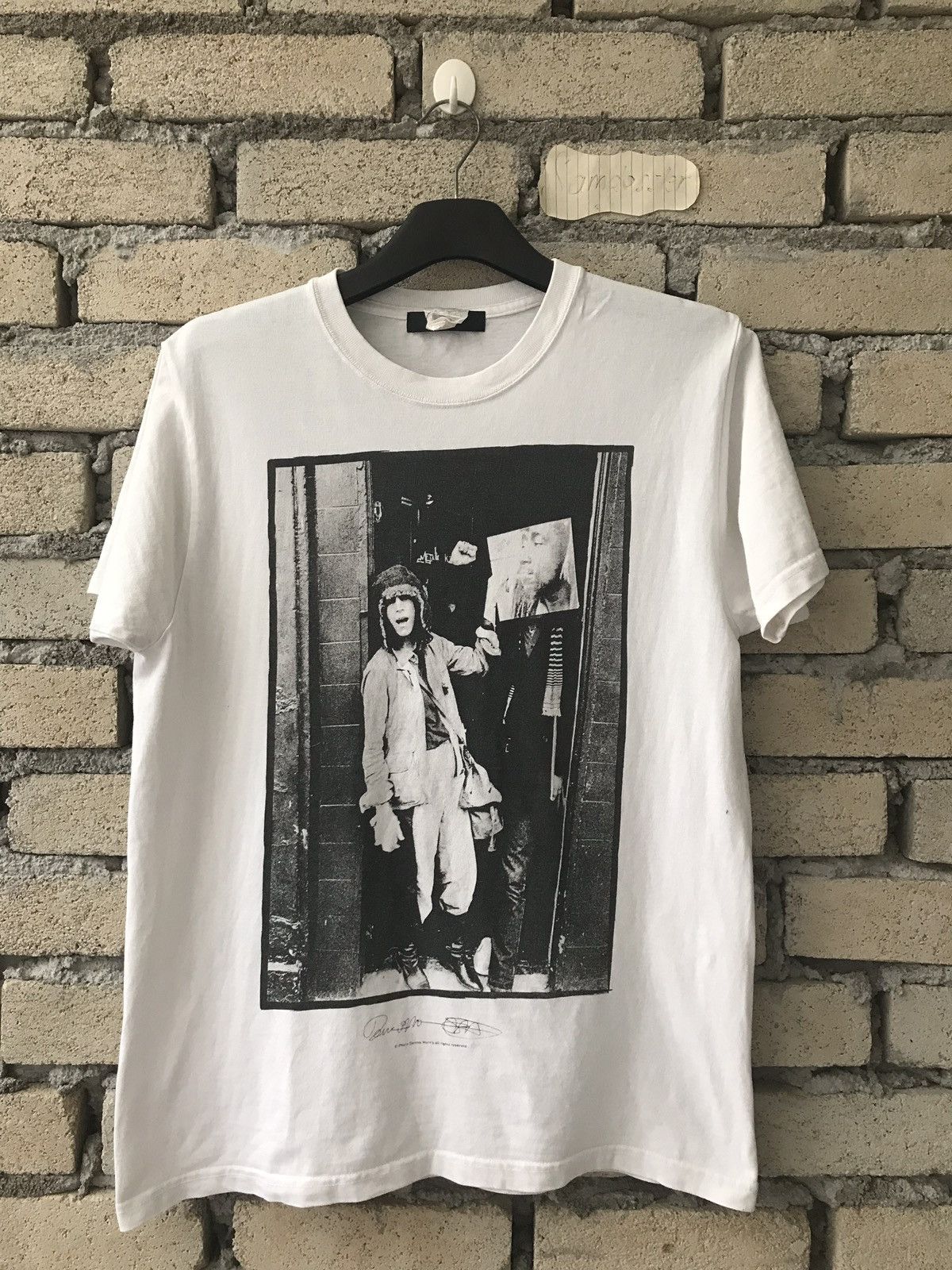 Band Tees × Japanese Brand × RAGEBLUE Rageblue Japanese Brand Mick Jagger Candid line Up Size US M / EU 48-50 / 2 - 1 Thumbnail