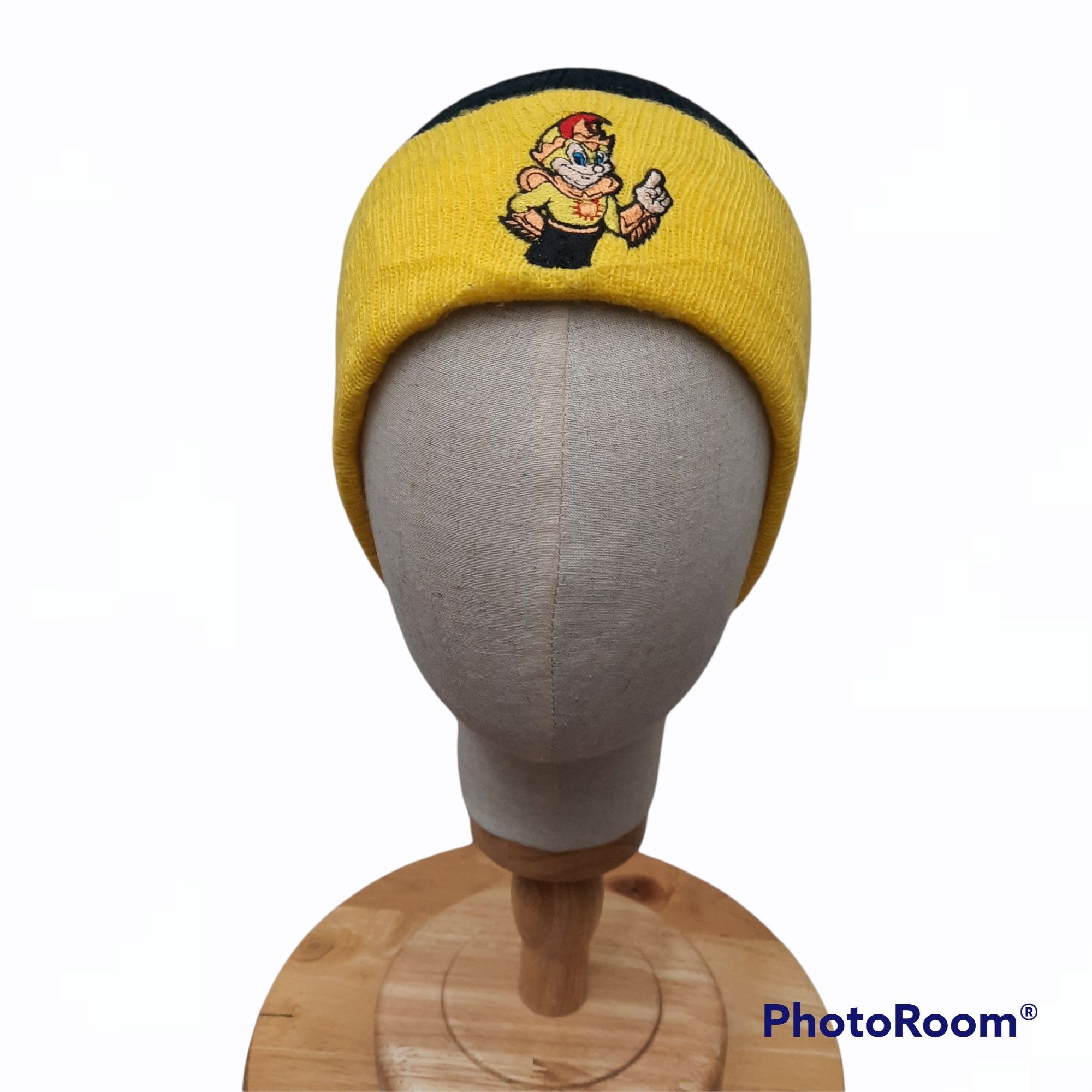 image of Anima Vintage Anime J League By Suzuki Embroidery Beanie Hat, Men's