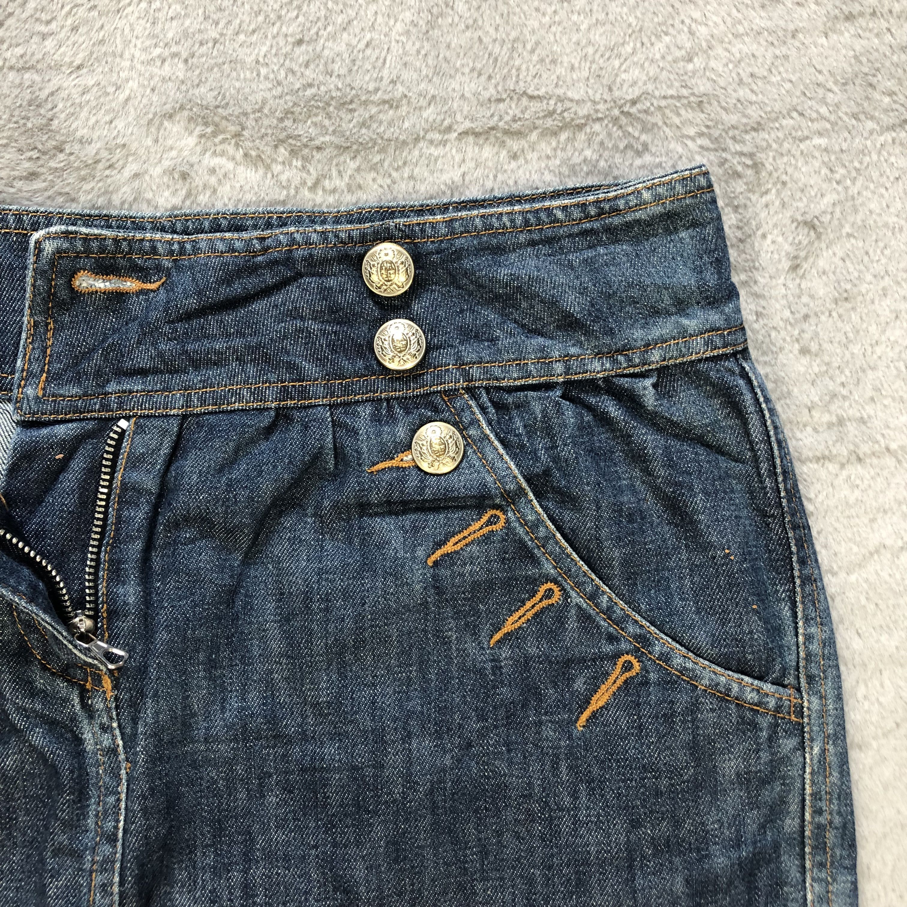 Valentino VALENTINO JEANS MINI SKIRTS #6902-96 Size 31" - 4 Thumbnail