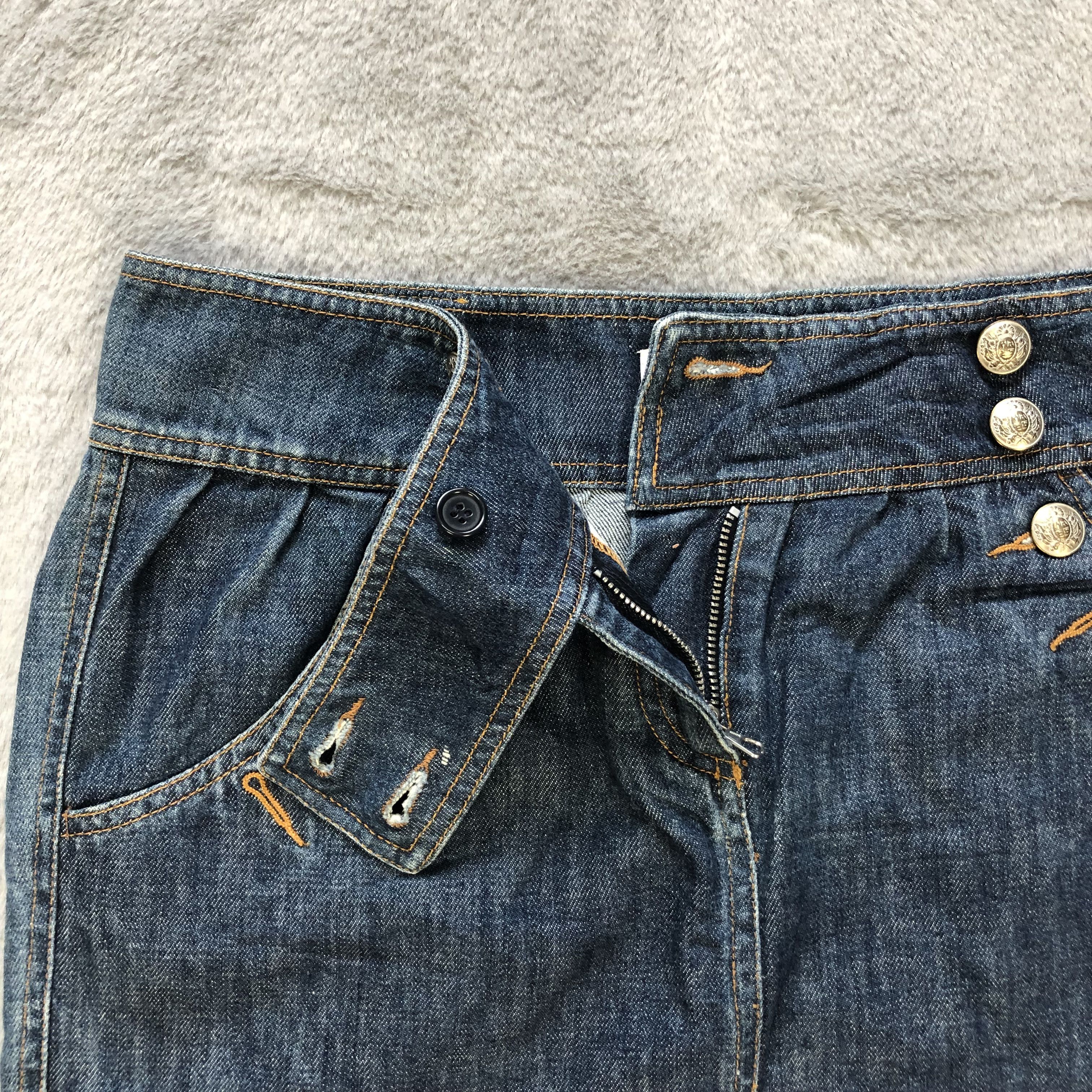 Valentino VALENTINO JEANS MINI SKIRTS #6902-96 Size 31" - 3 Thumbnail