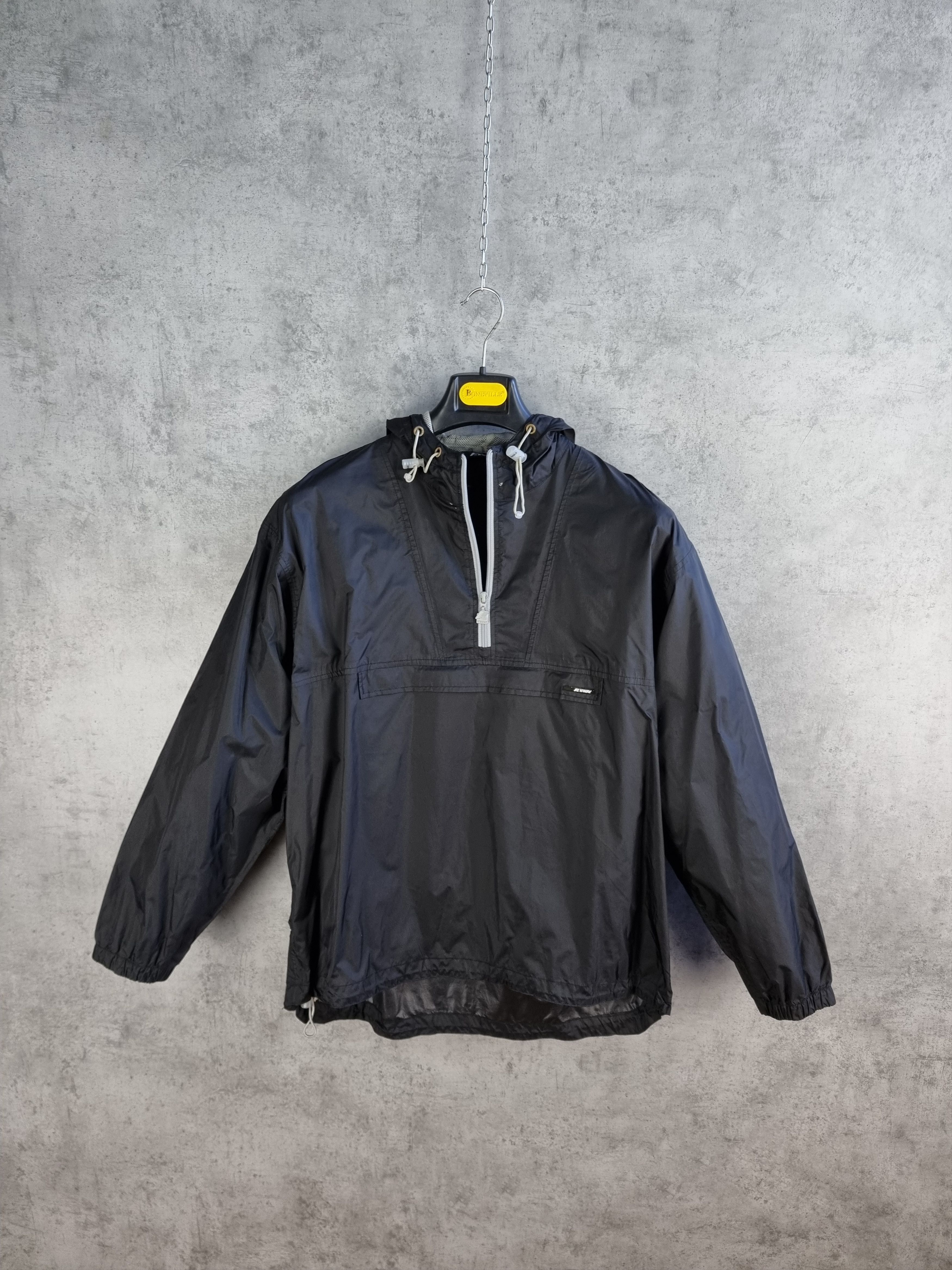 K-Way × Vintage 90s KWAY Nylon Anorak Windbreaker Hooded Light Jacket Size US L / EU 52-54 / 3 - 19 Thumbnail