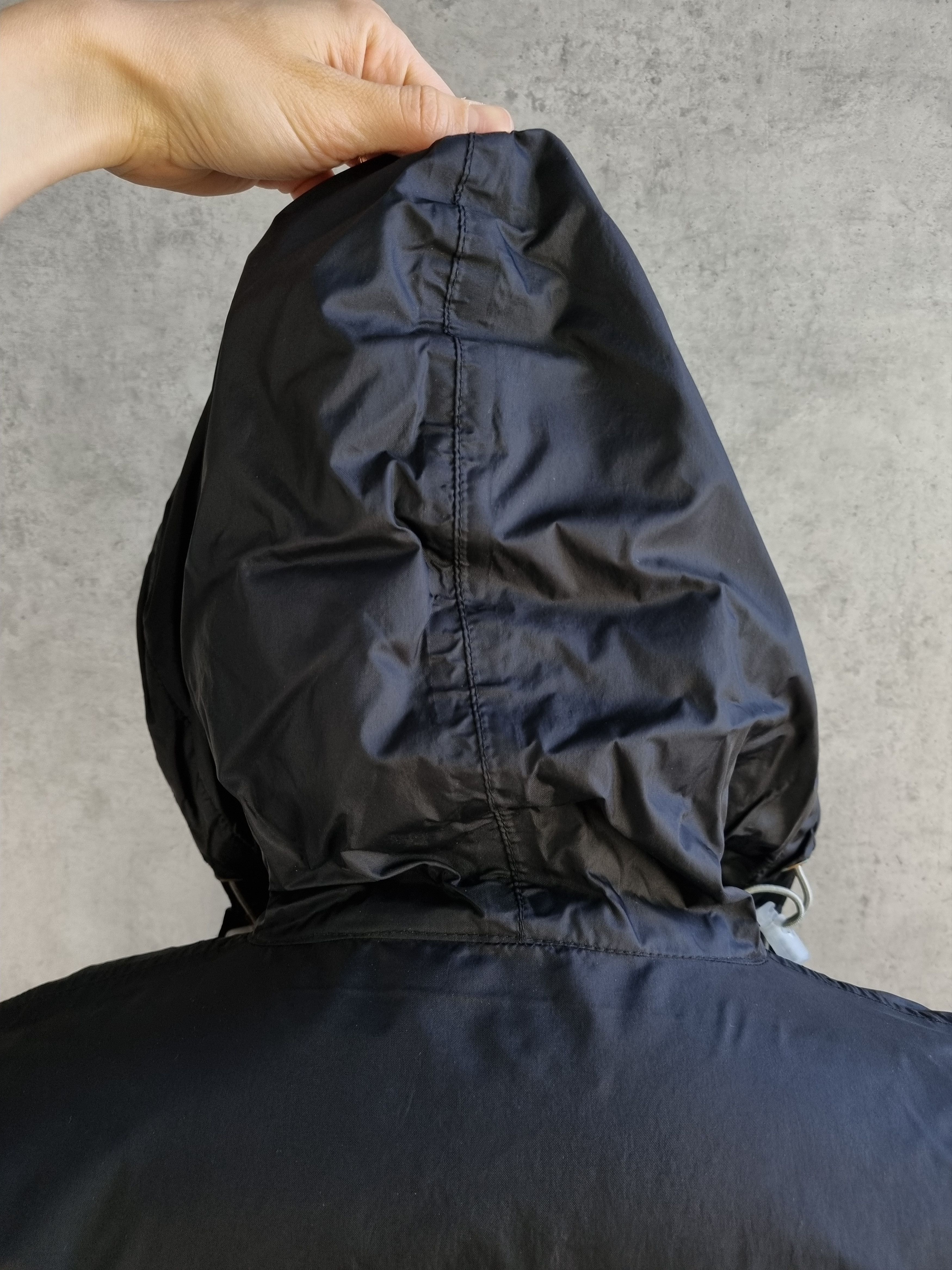K-Way × Vintage 90s KWAY Nylon Anorak Windbreaker Hooded Light Jacket Size US L / EU 52-54 / 3 - 12 Thumbnail