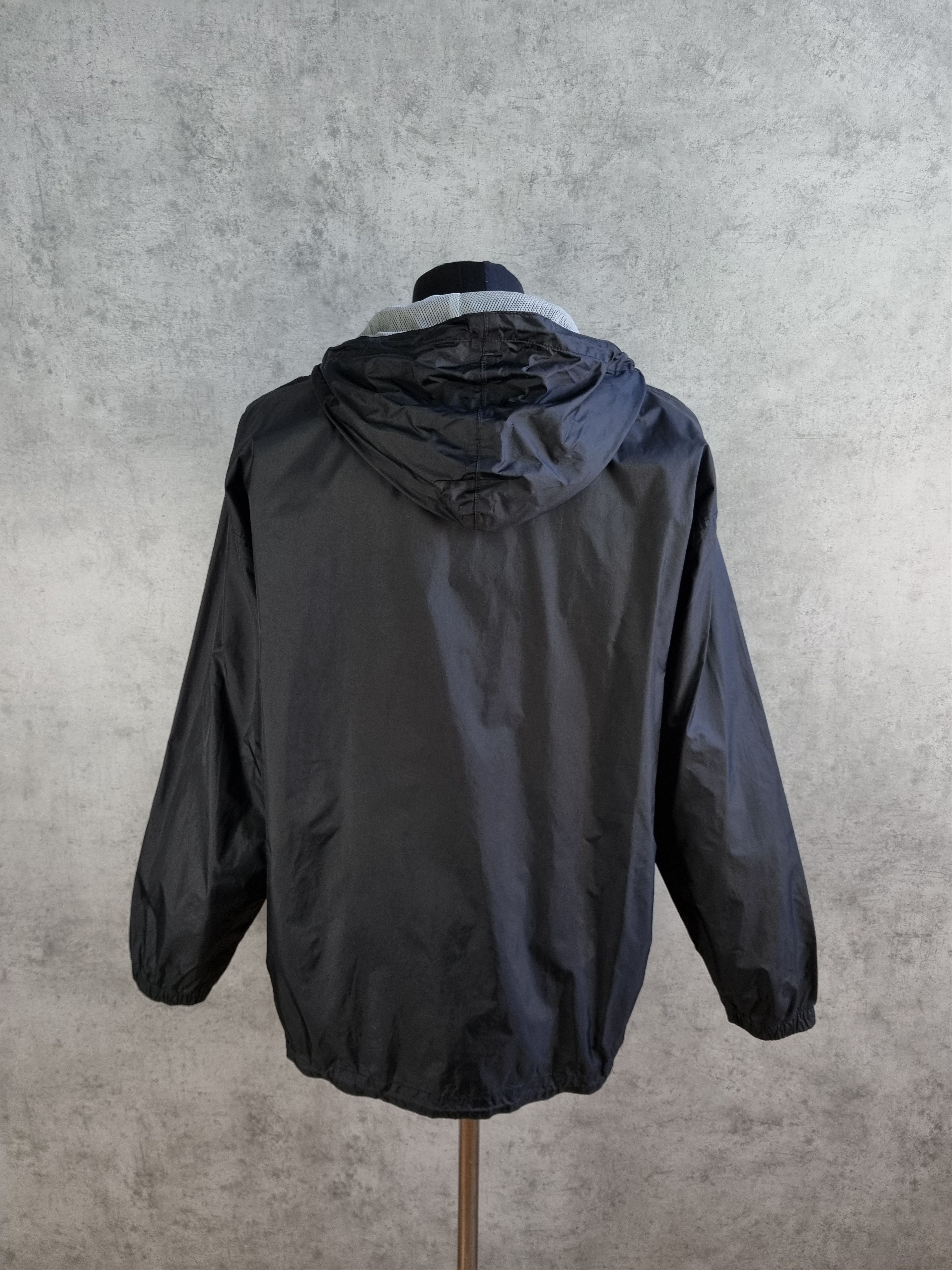 K-Way × Vintage 90s KWAY Nylon Anorak Windbreaker Hooded Light Jacket Size US L / EU 52-54 / 3 - 5 Thumbnail