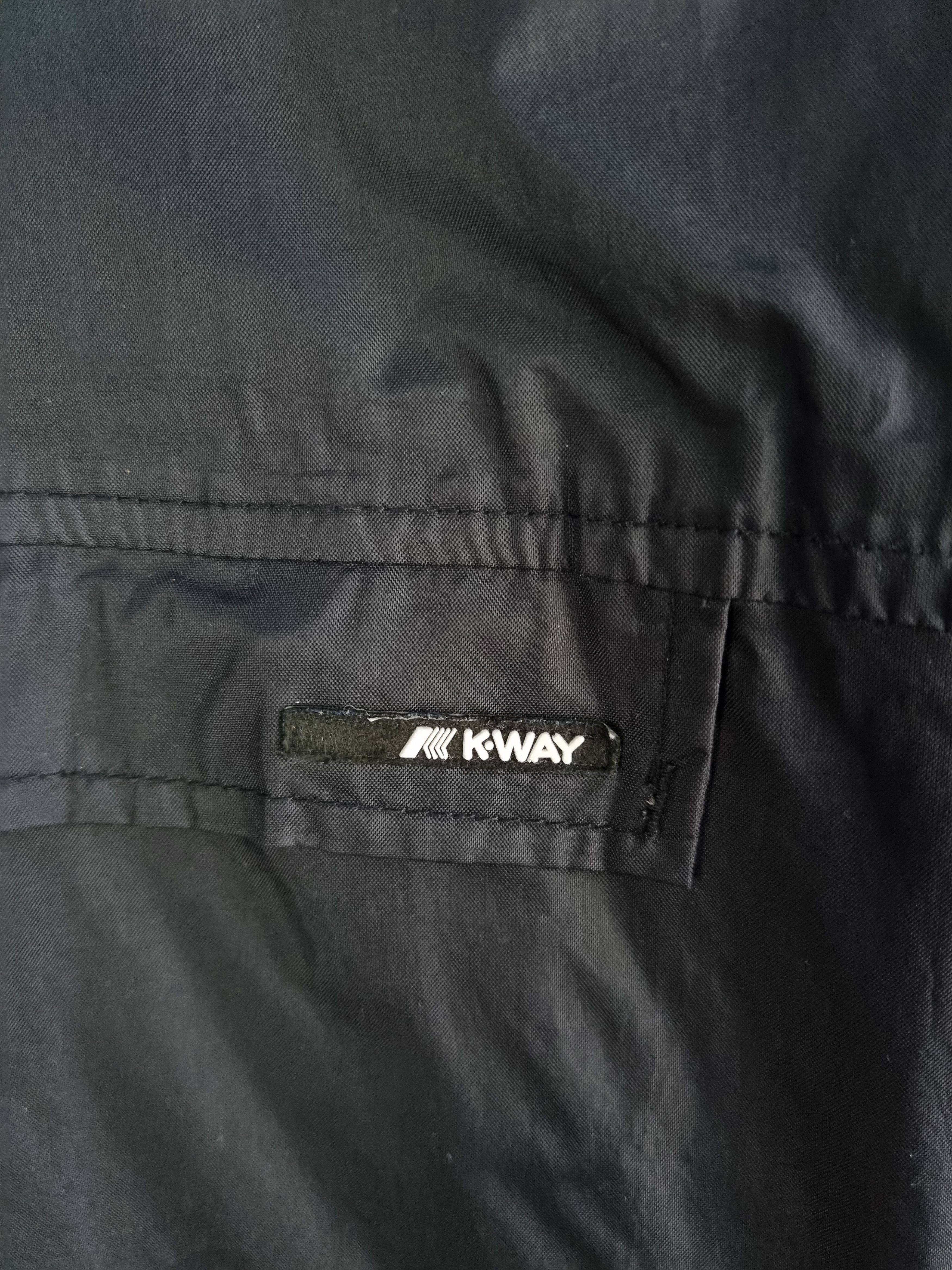 K-Way × Vintage 90s KWAY Nylon Anorak Windbreaker Hooded Light Jacket Size US L / EU 52-54 / 3 - 16 Thumbnail