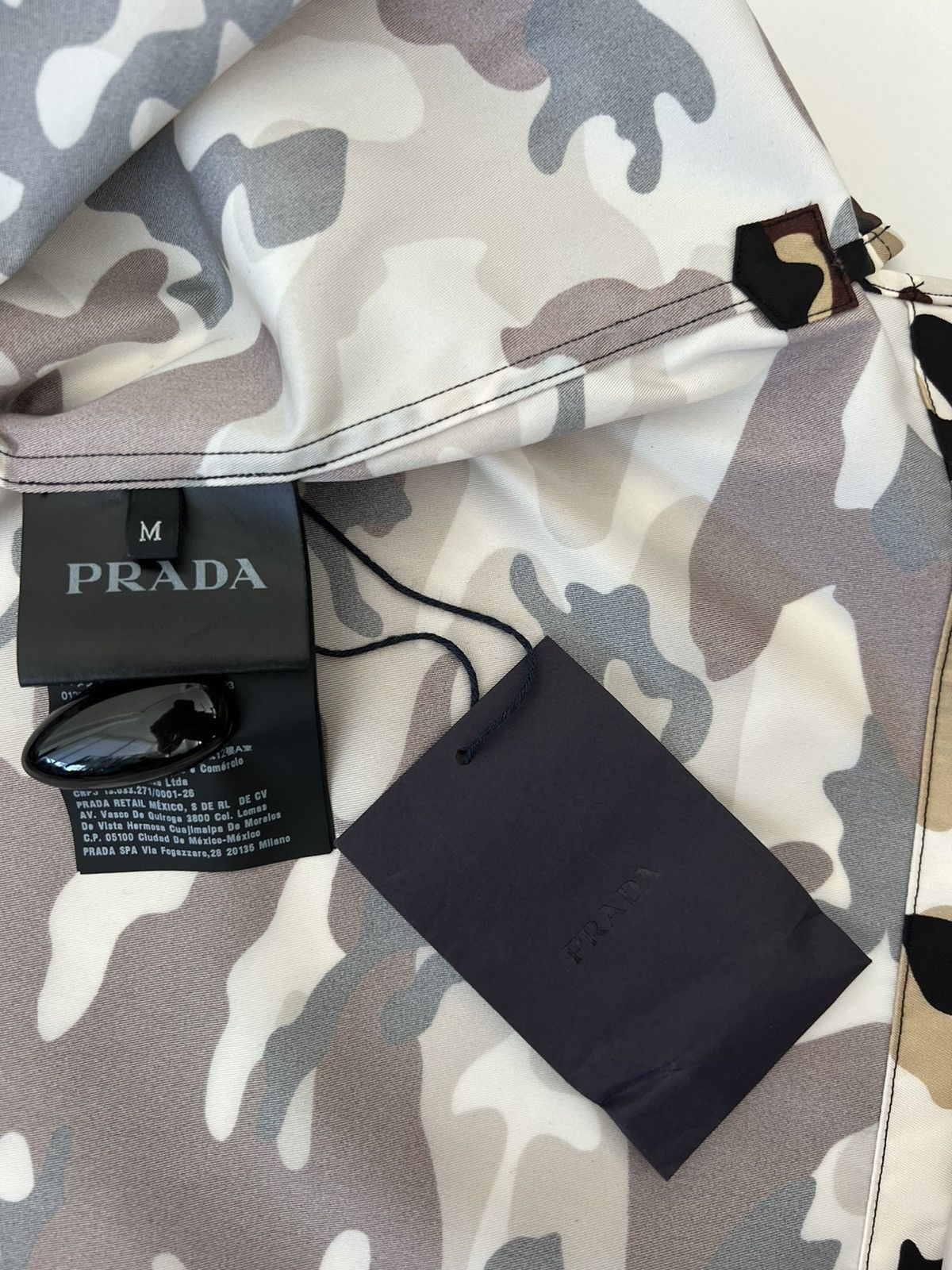 Prada Prada Escape Camouflage Nylon Shirt Size US M / EU 48-50 / 2 - 6 Thumbnail