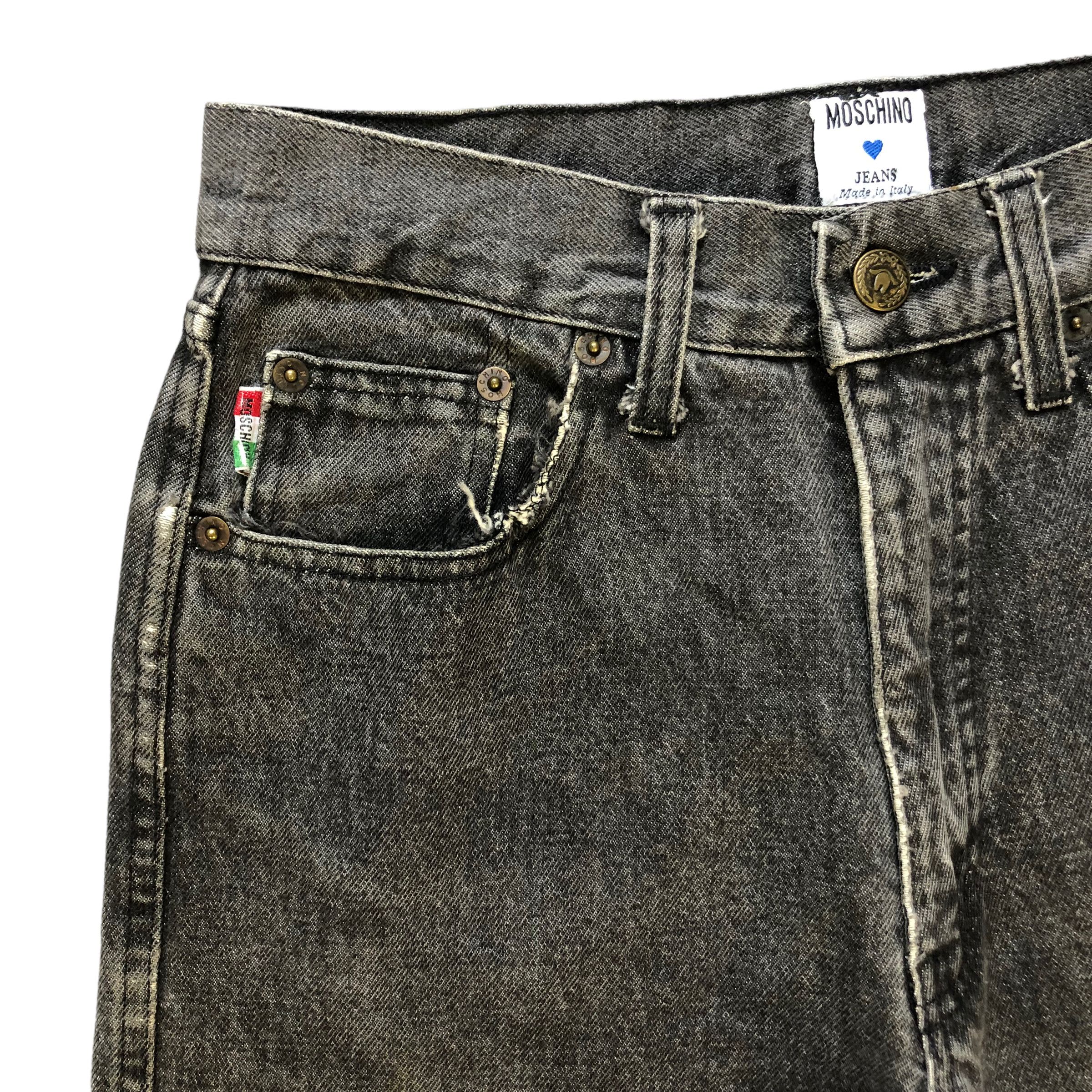 Moschino MOSCHINO JEANS DENIM PANTS #6982-103 Size US 27 - 3 Thumbnail