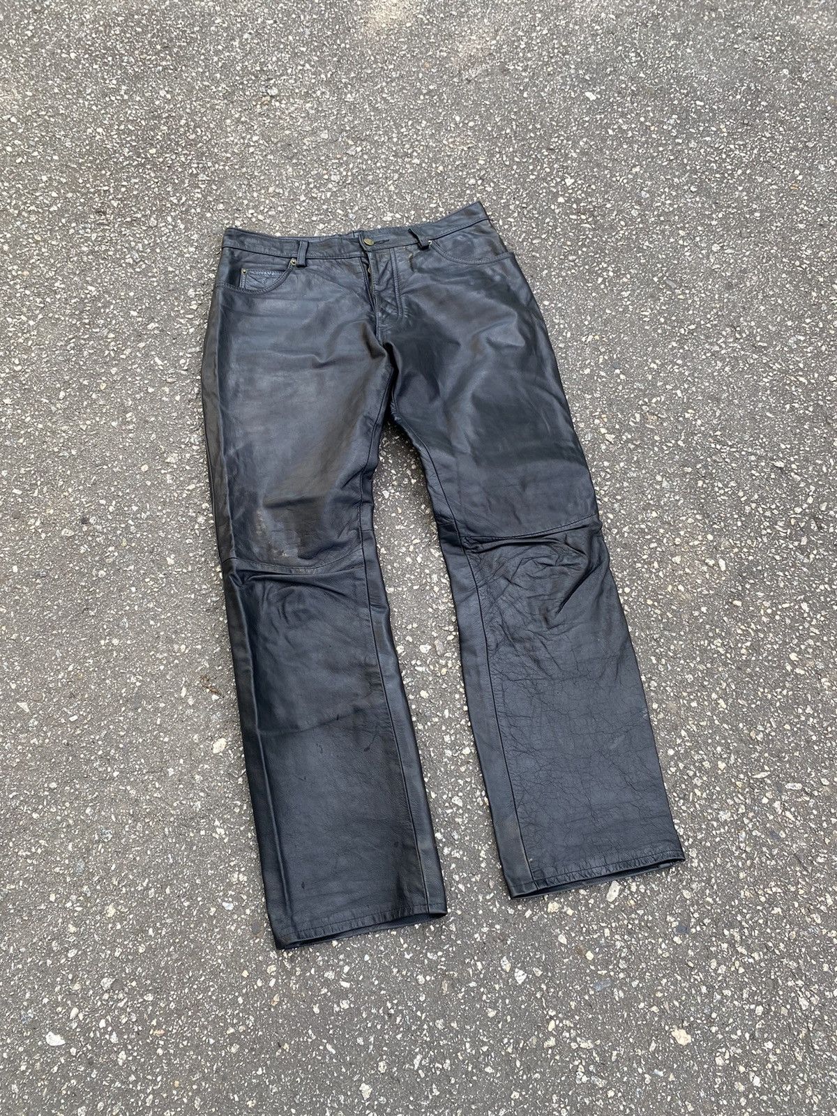 Vintage Genuine Leather Pants