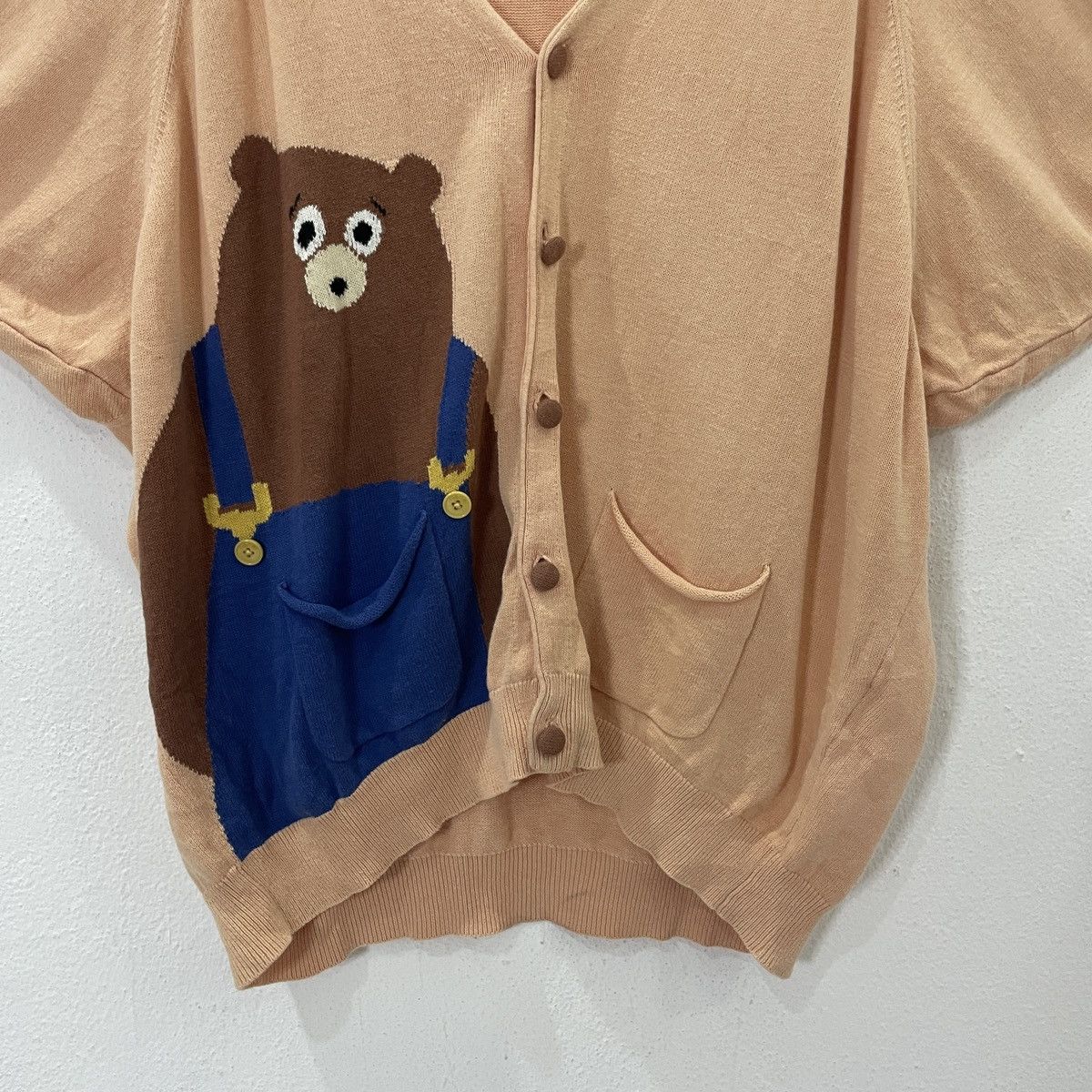 Issey Miyake Vintage Ne-net By Issey Miyake Cartoon Unisex Cardingan Size US L / EU 52-54 / 3 - 4 Thumbnail