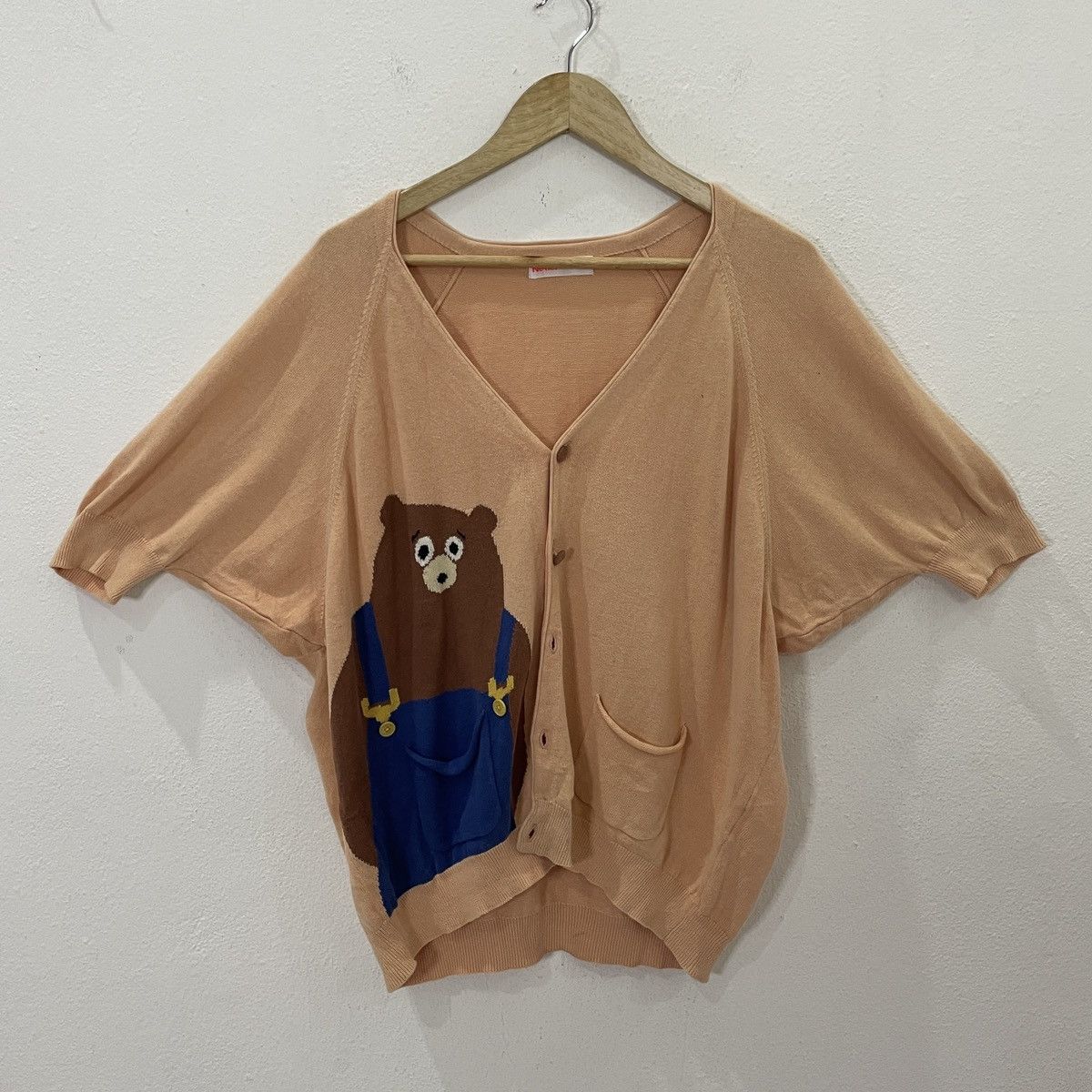 Issey Miyake Vintage Ne-net By Issey Miyake Cartoon Unisex Cardingan Size US L / EU 52-54 / 3 - 1 Thumbnail