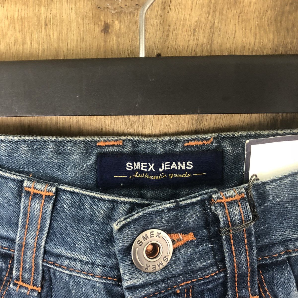 Japanese Brand Smex Jeans distressed Blue Denim Jeans pants #6291 Size US 31 - 6 Thumbnail