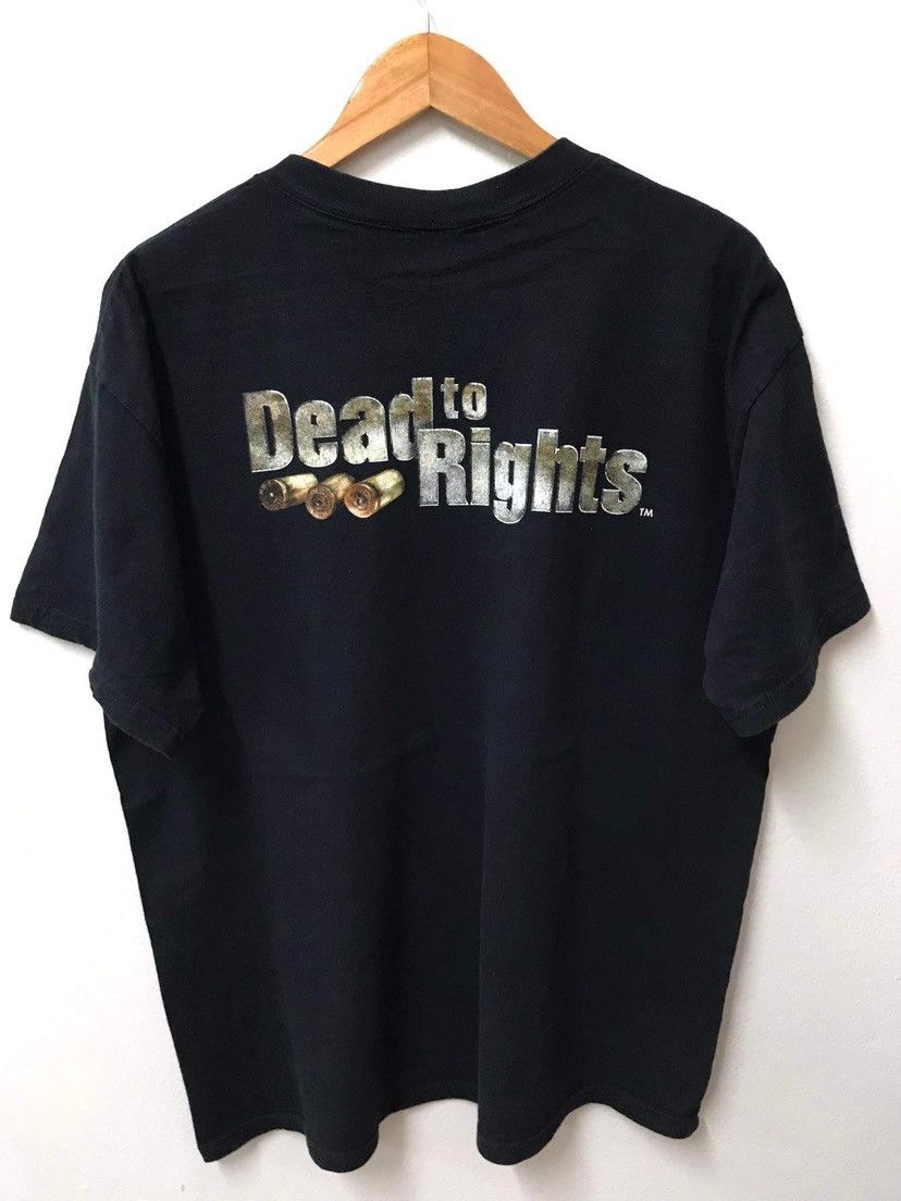 Playstation Vintage 2002 Dead To Rights Namco Game Promo T-shirt Size US XL / EU 56 / 4 - 1 Thumbnail