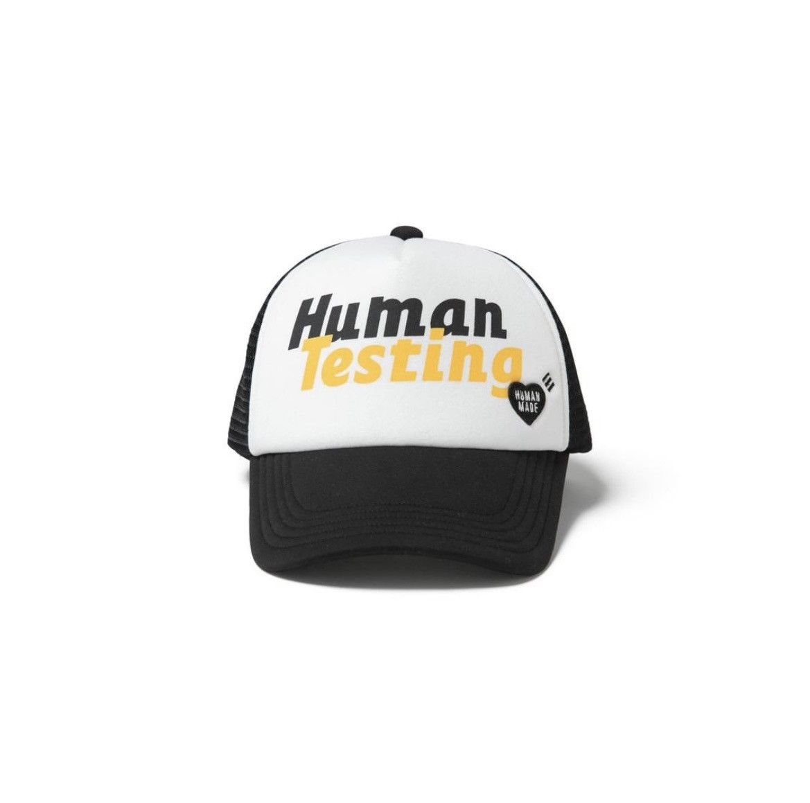 image of Asap Rocky x Awge Human Made X Awge “Human Testing” Trucker Hat in Black, Men's