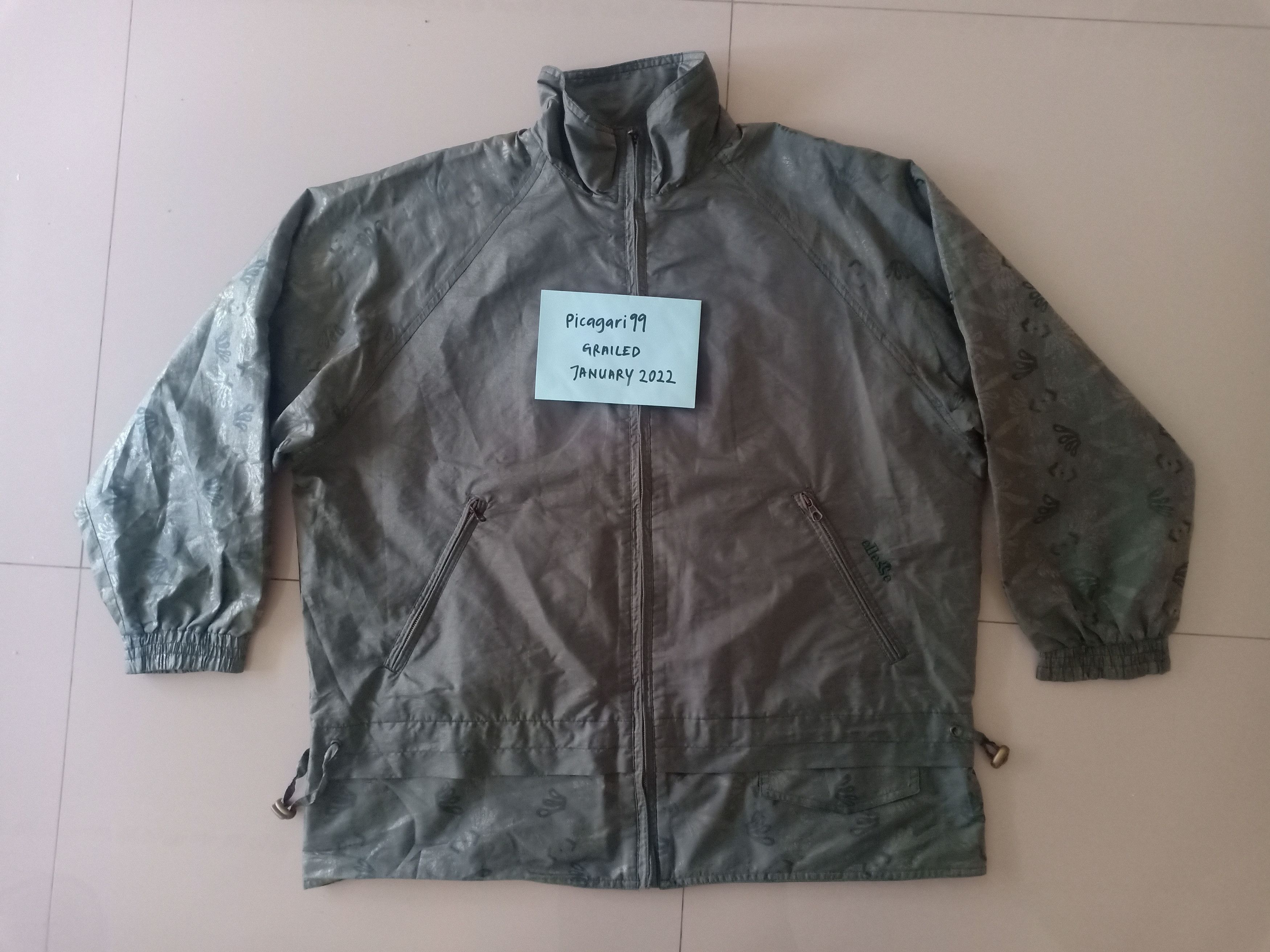 Ellesse Vintage Ellesse Jacket Rare Design Lampo Zipper Twin Colour Size US XL / EU 56 / 4 - 1 Thumbnail