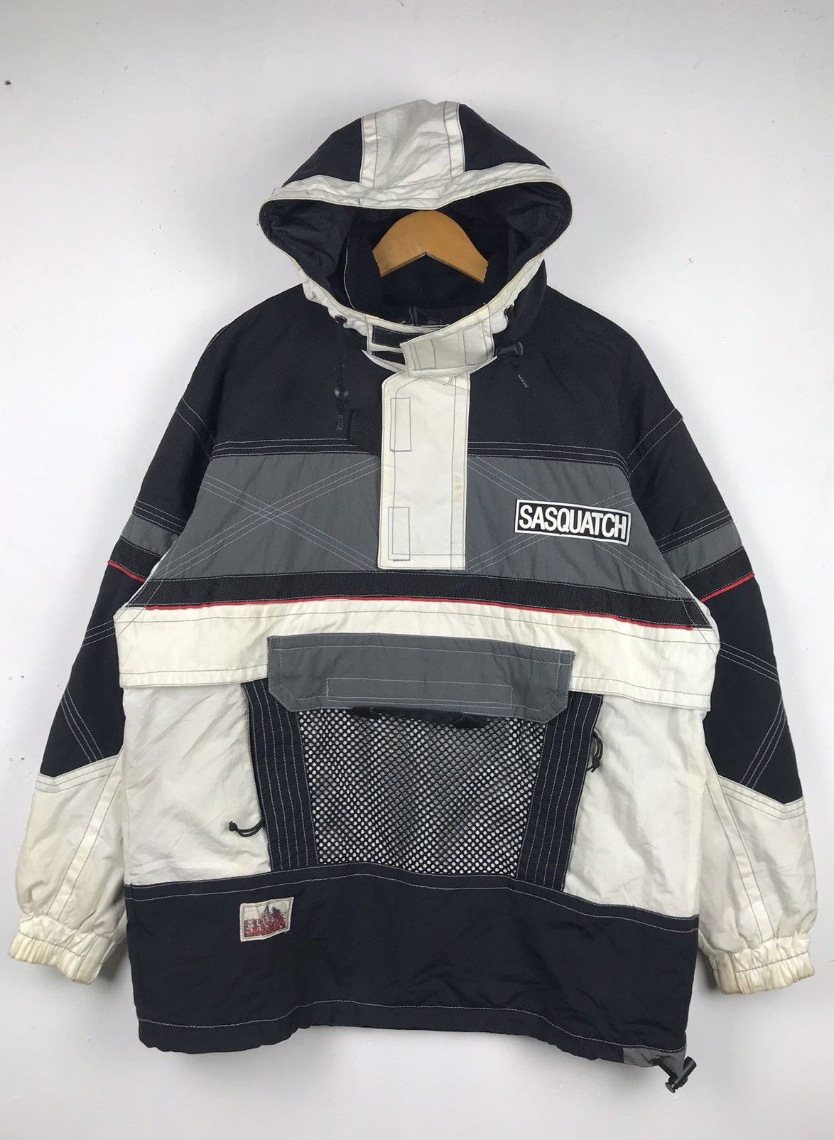 image of Sasquatch Anorak Half Zipper Ski Jacket, Men's (Size XL)