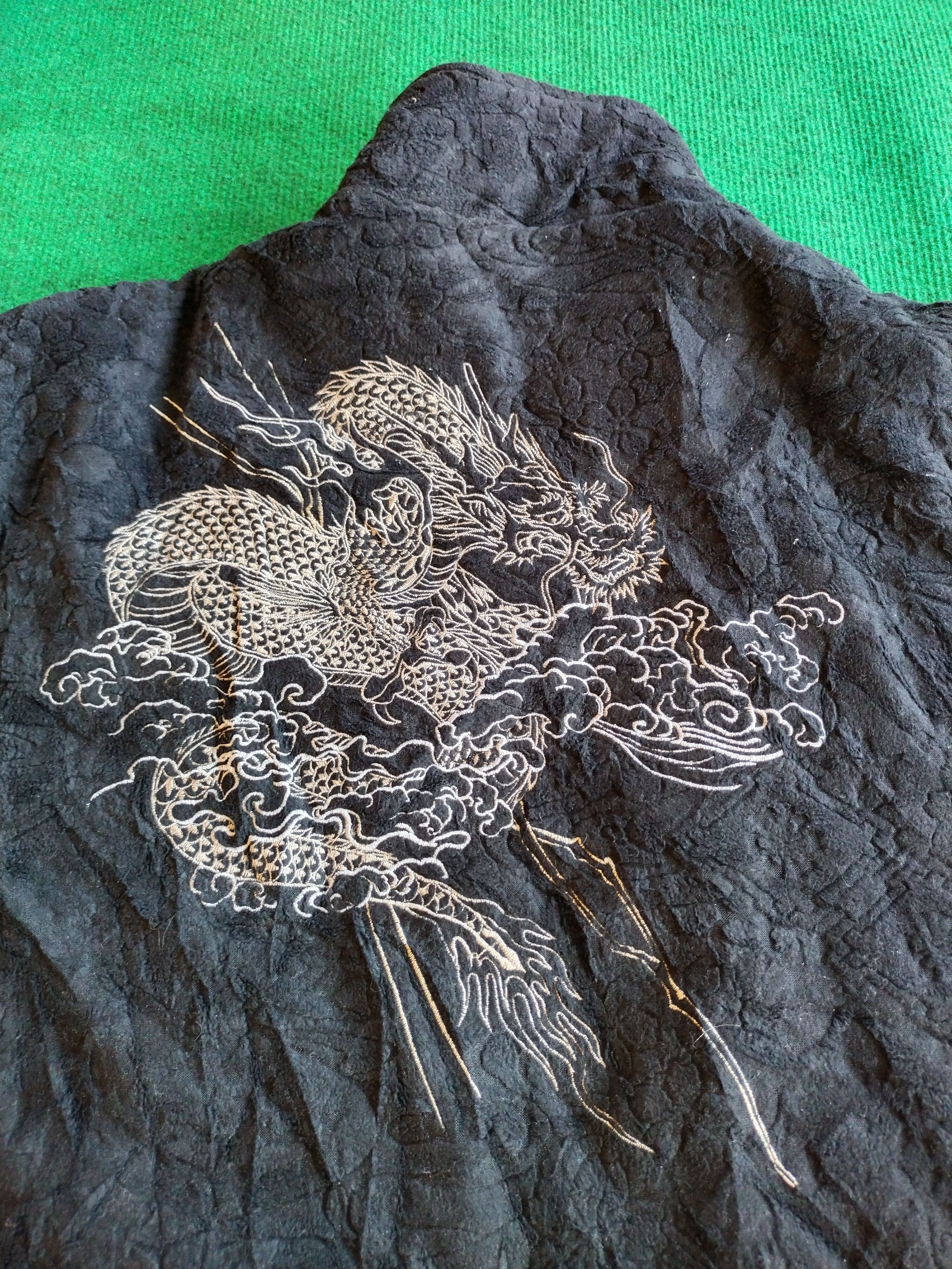 Japanese Brand Vintage Karakuri Tamashii Dragon Fleece Zipper Jacket Size US L / EU 52-54 / 3 - 9 Thumbnail