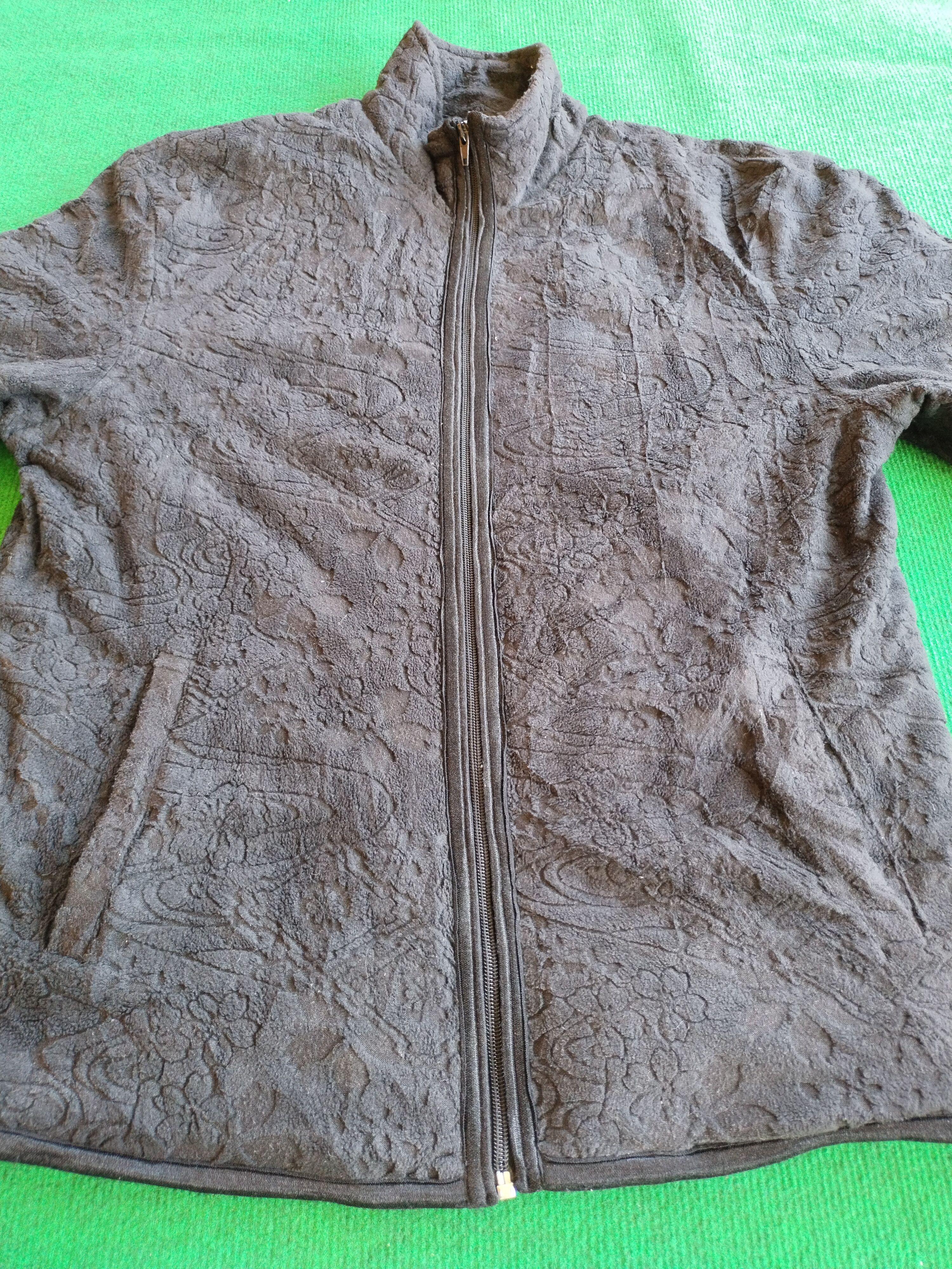 Japanese Brand Vintage Karakuri Tamashii Dragon Fleece Zipper Jacket Size US L / EU 52-54 / 3 - 2 Thumbnail