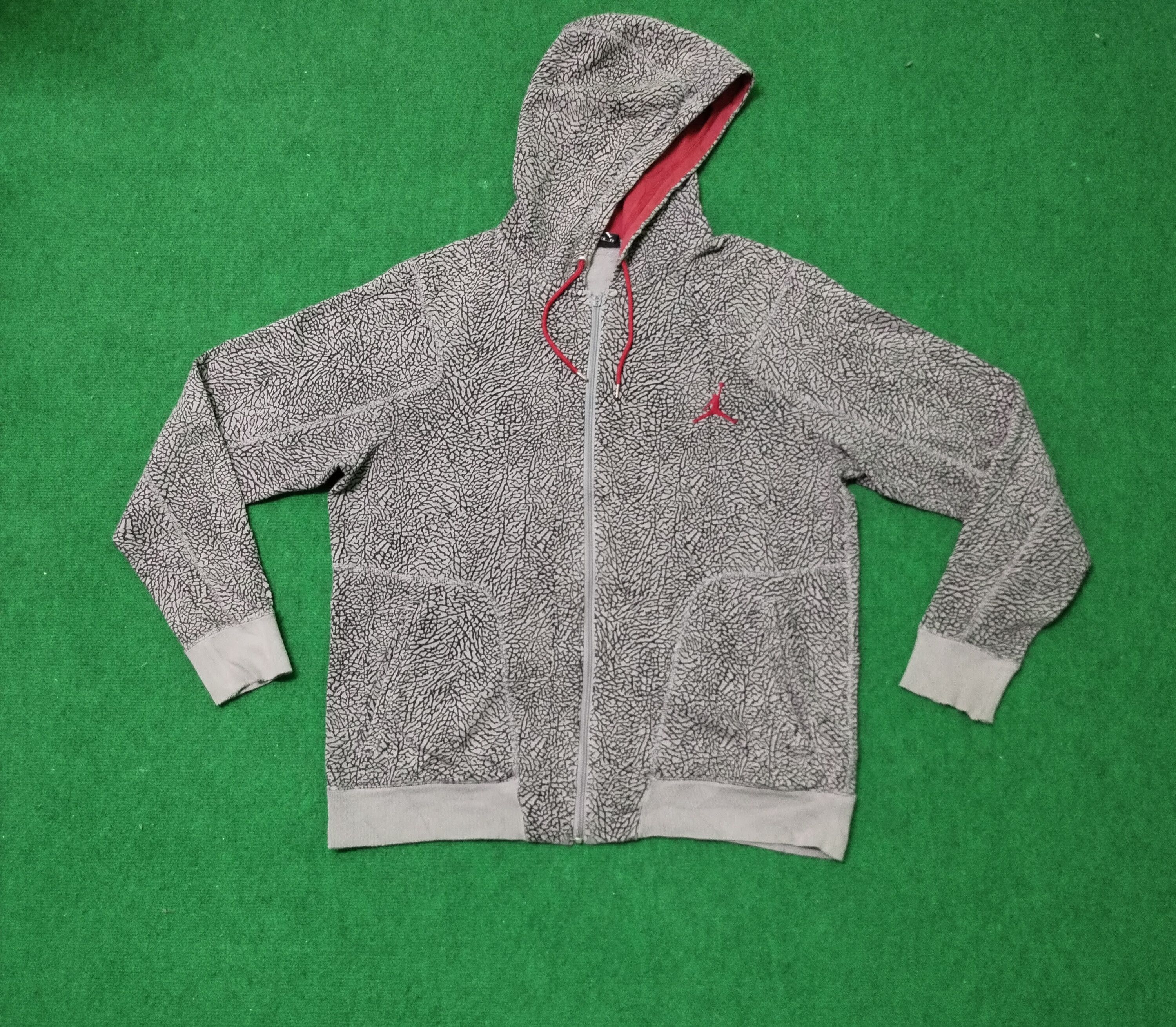 Jordan Brand × NBA Vintage Sweatshirt Hoodie Air Jordan Very Nice Design Size US XL / EU 56 / 4 - 1 Thumbnail