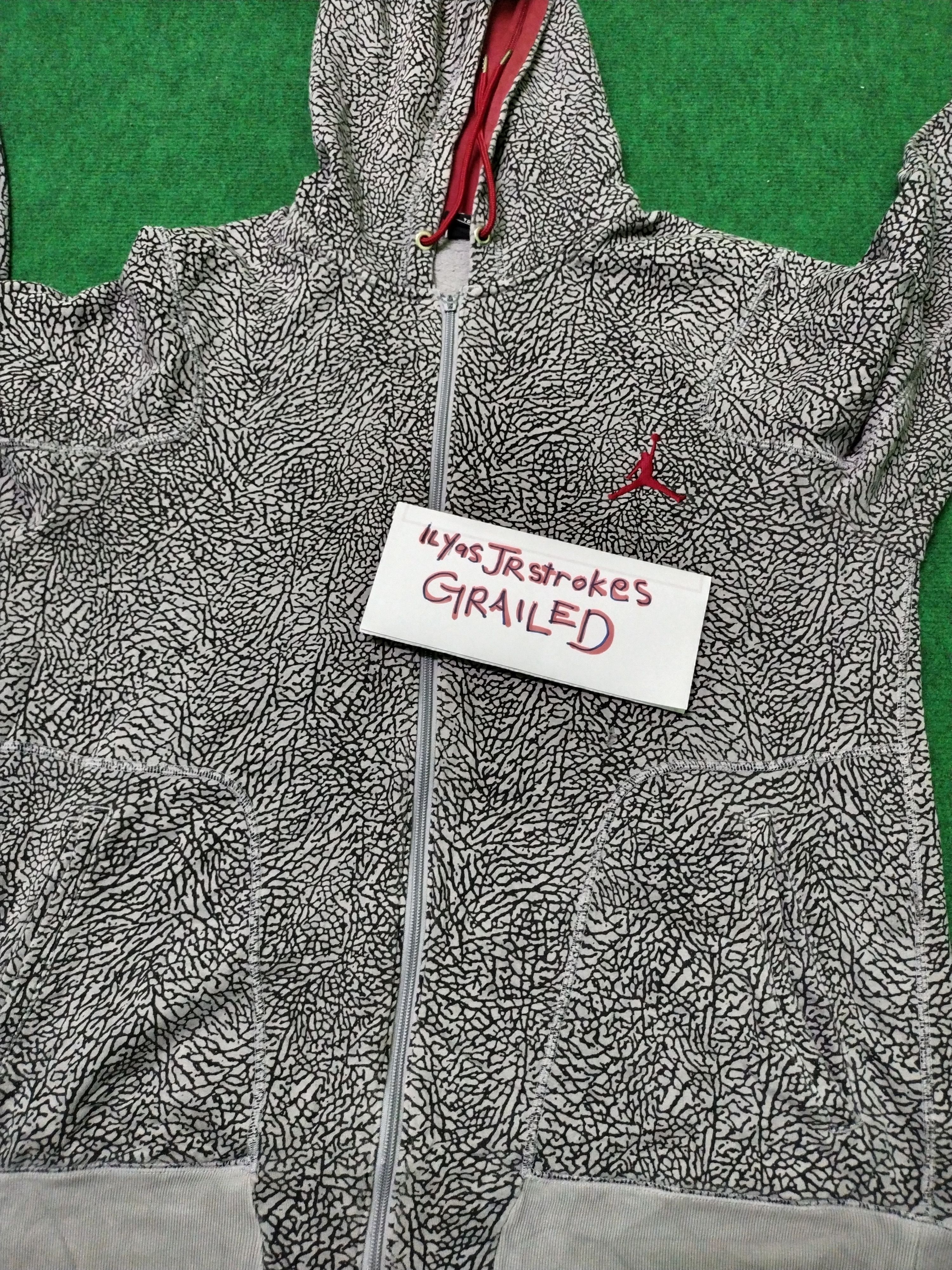 Jordan Brand × NBA Vintage Sweatshirt Hoodie Air Jordan Very Nice Design Size US XL / EU 56 / 4 - 21 Thumbnail