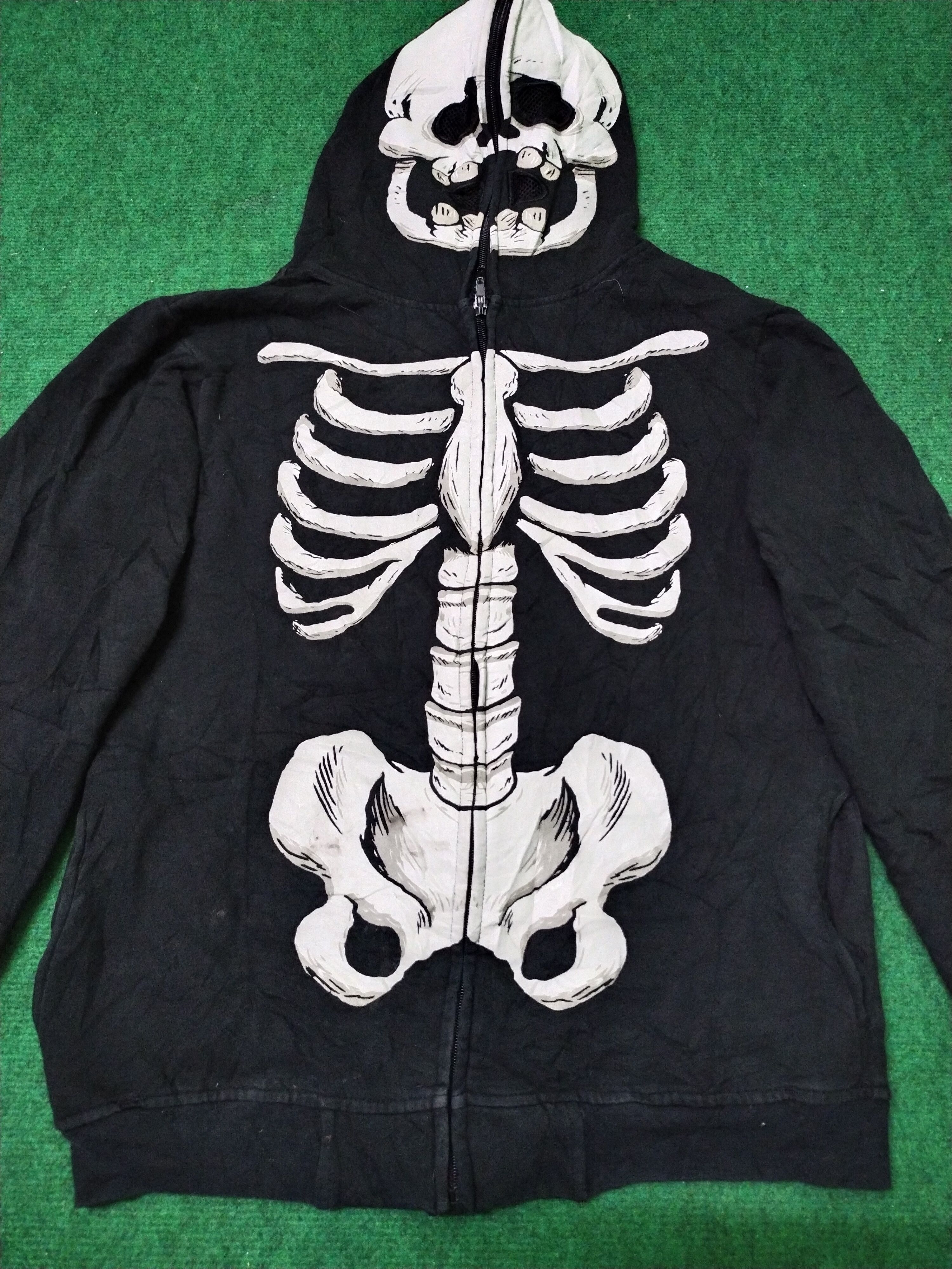 If Six Was Nine × Japanese Brand Vintage Sweatshirt Skeleton Zipper Hoodie Style “Capital" Size US M / EU 48-50 / 2 - 7 Thumbnail