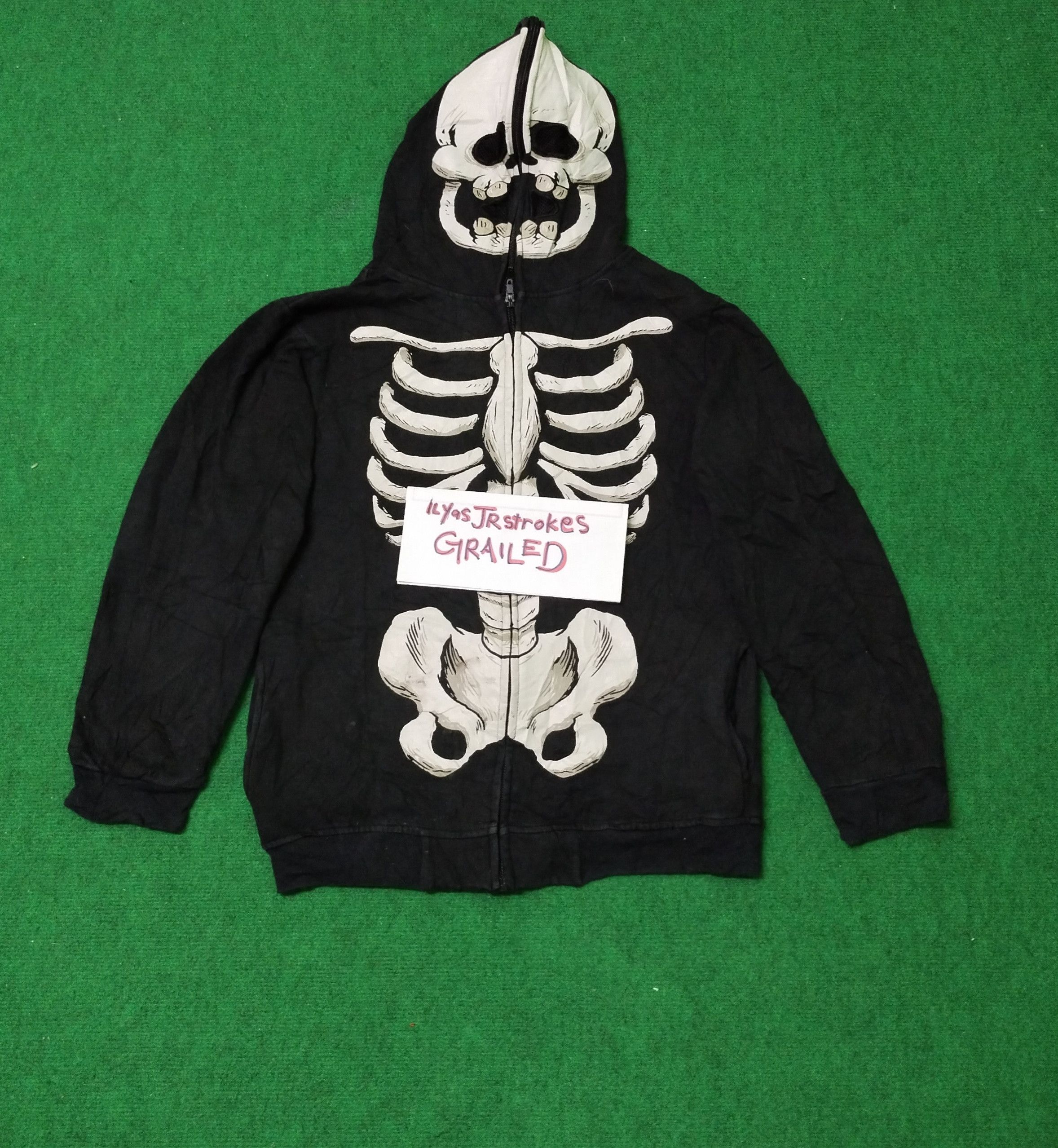 If Six Was Nine × Japanese Brand Vintage Sweatshirt Skeleton Zipper Hoodie Style “Capital" Size US M / EU 48-50 / 2 - 19 Thumbnail