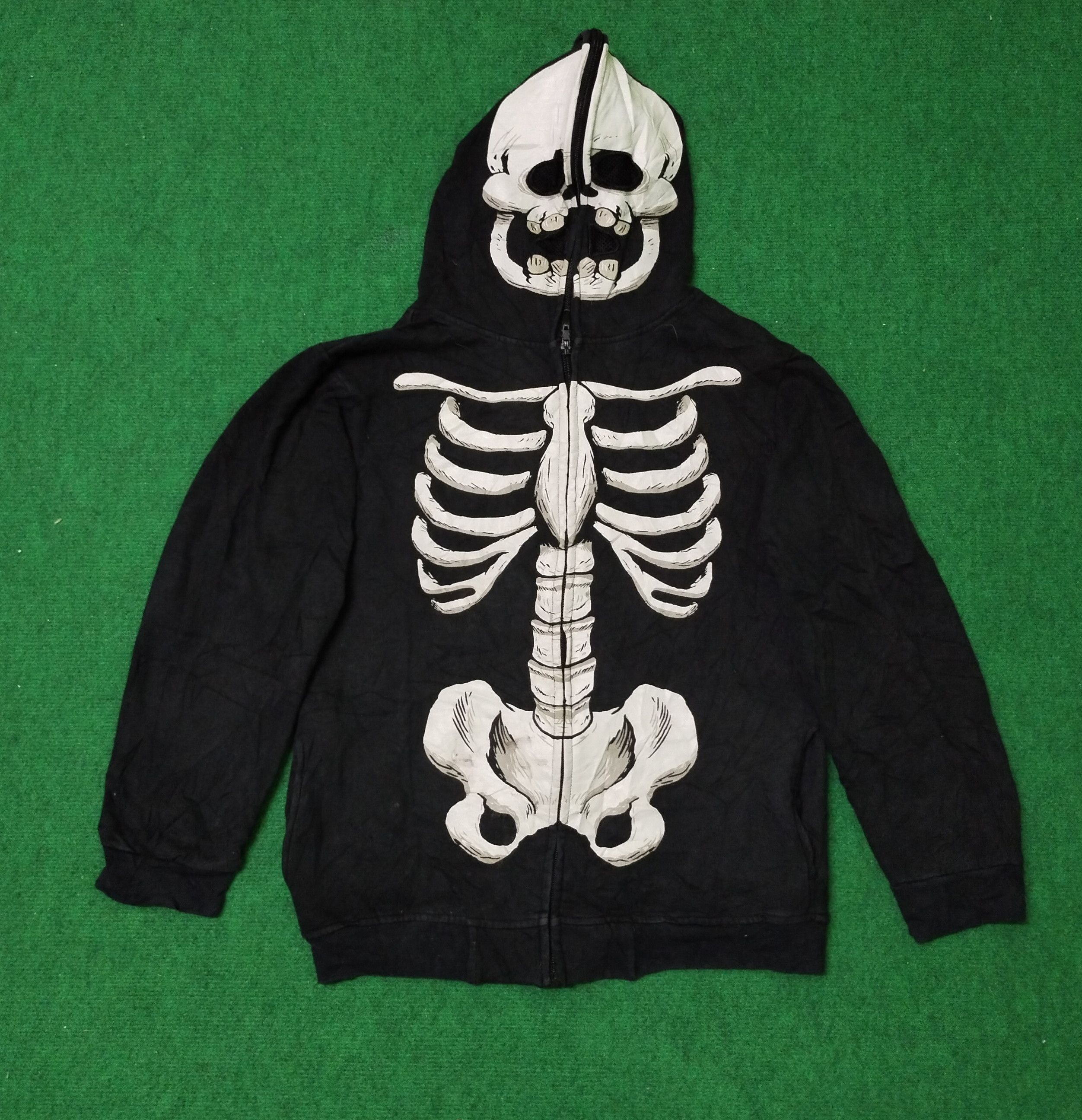 If Six Was Nine × Japanese Brand Vintage Sweatshirt Skeleton Zipper Hoodie Style “Capital" Size US M / EU 48-50 / 2 - 1 Thumbnail