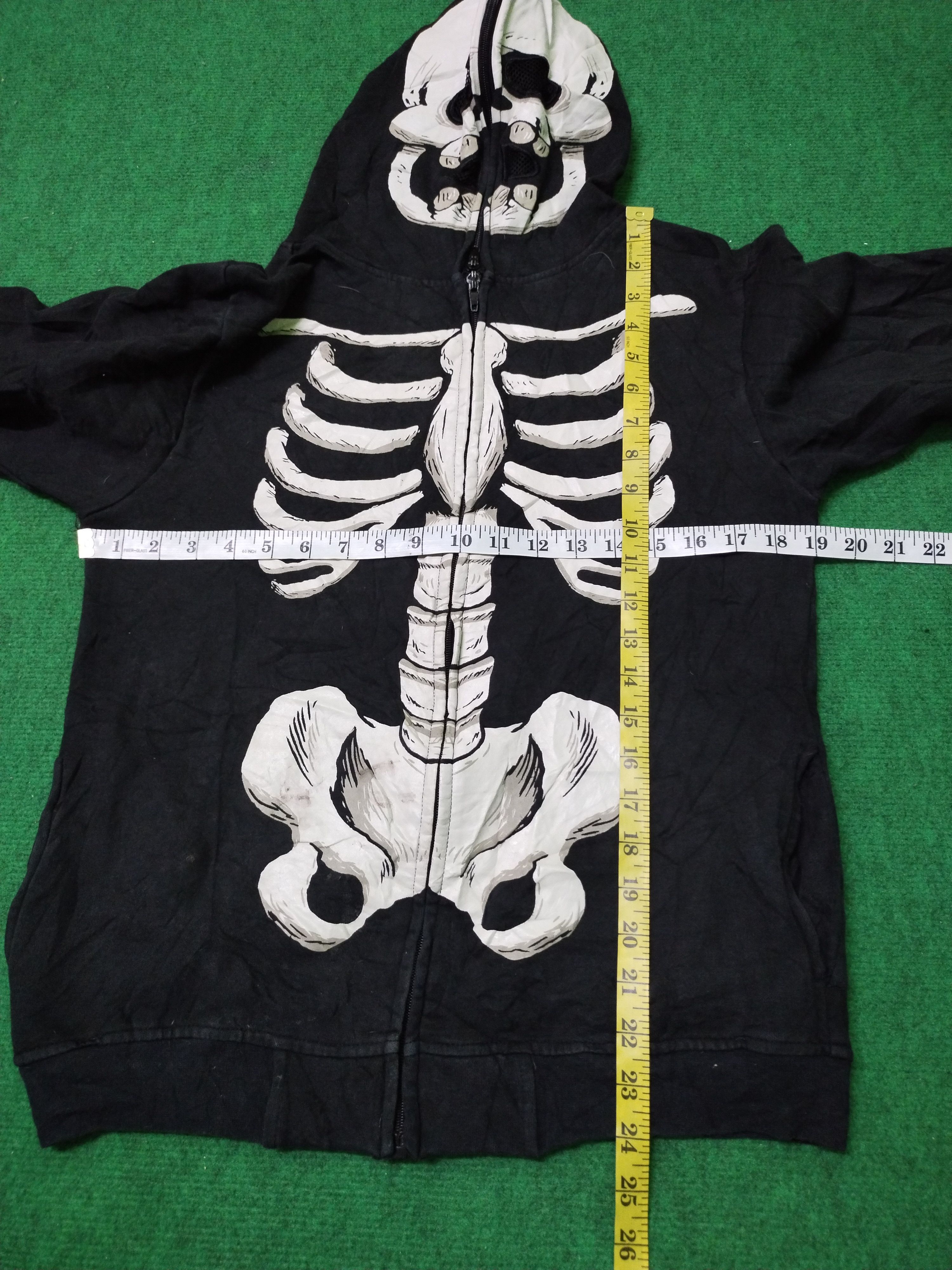 If Six Was Nine × Japanese Brand Vintage Sweatshirt Skeleton Zipper Hoodie Style “Capital" Size US M / EU 48-50 / 2 - 18 Thumbnail