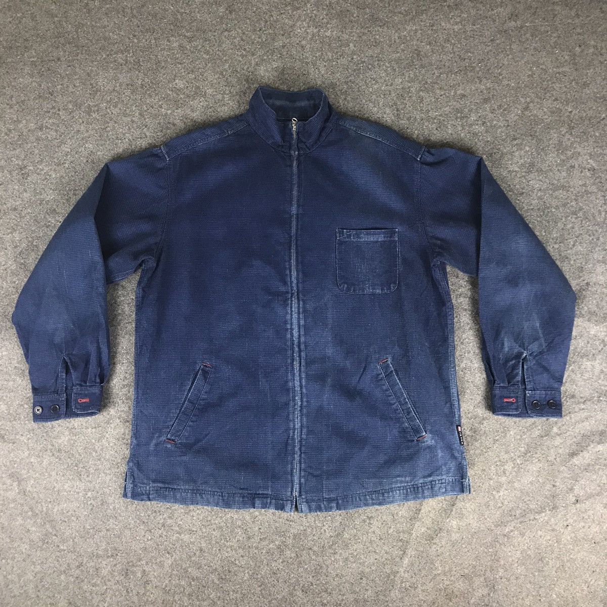 Chaps Ralph Lauren × Ralph Lauren × Vintage 🔥Vintage Chaps Ralph Lauren indigo full zipper jacket🔥 Size US XL / EU 56 / 4 - 1 Thumbnail