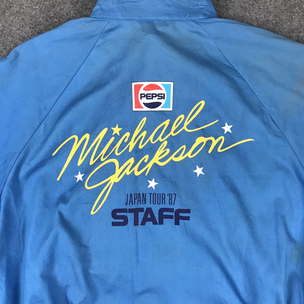 Band Tees × Michael Jackson × Vintage 🔥Vintage tour japan 87 Pepsi Cola Micheal Jackson jacket🔥 Size US S / EU 44-46 / 1 - 5 Thumbnail
