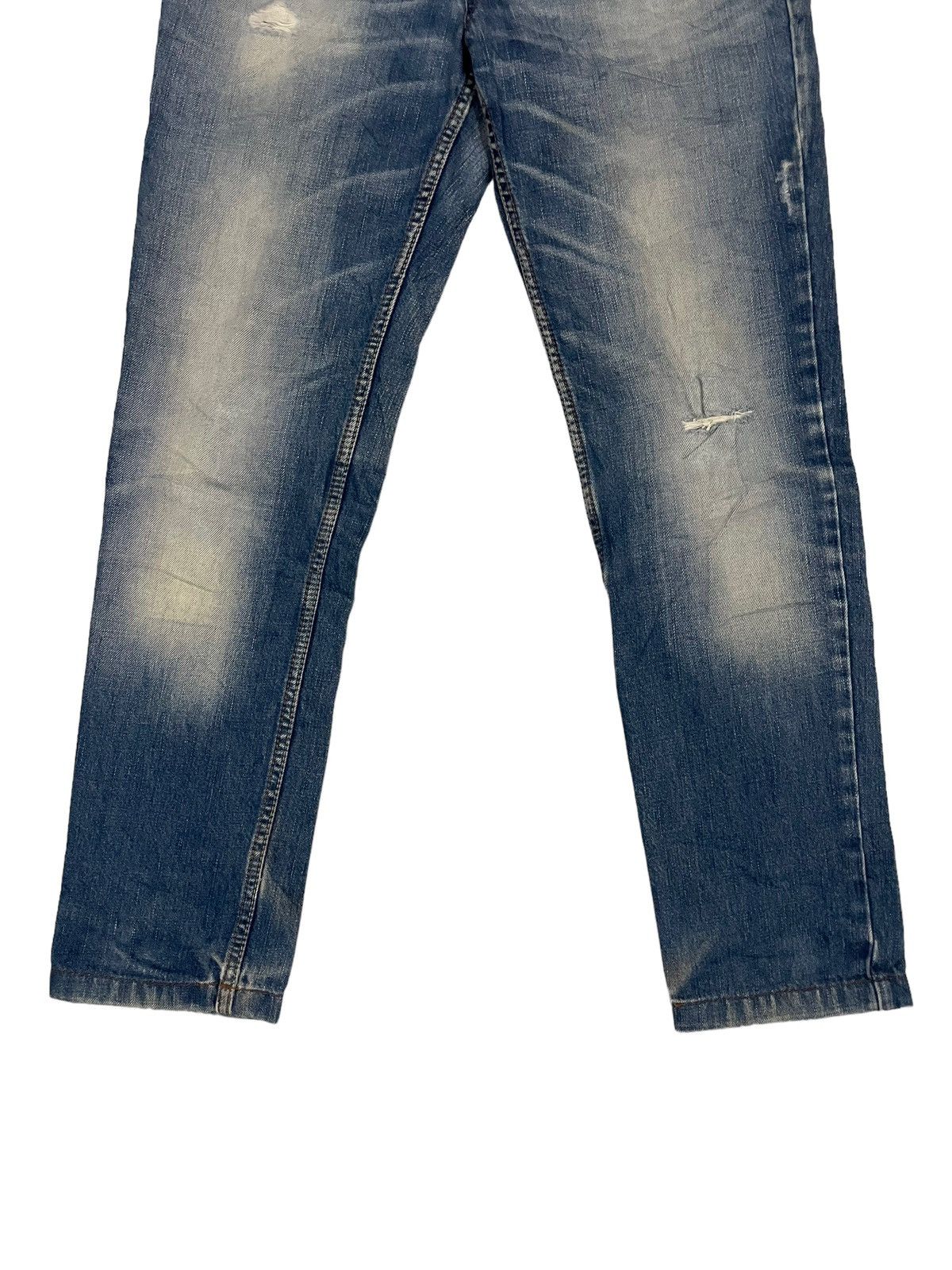 Benetton × If Six Was Nine Vintage Benetton Faded Distressed Slim Fit Denim Size US 31 - 6 Thumbnail