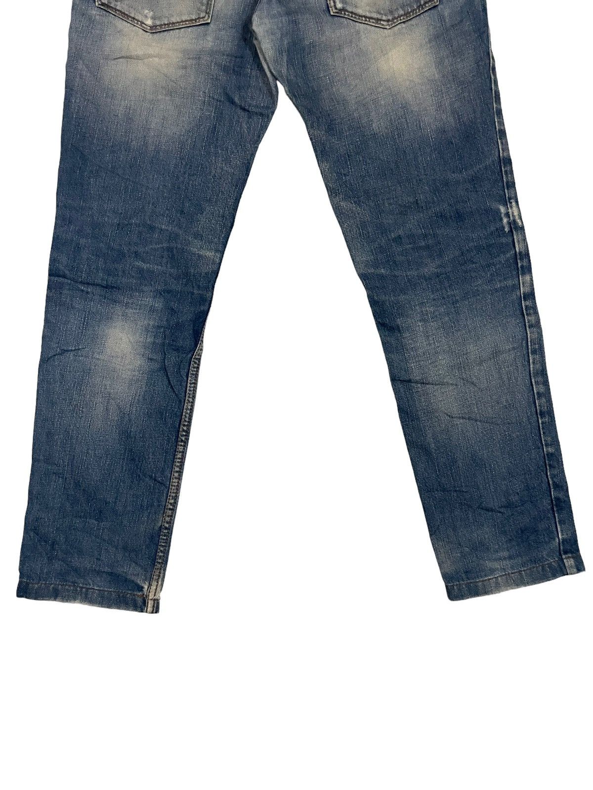 Benetton × If Six Was Nine Vintage Benetton Faded Distressed Slim Fit Denim Size US 31 - 16 Thumbnail