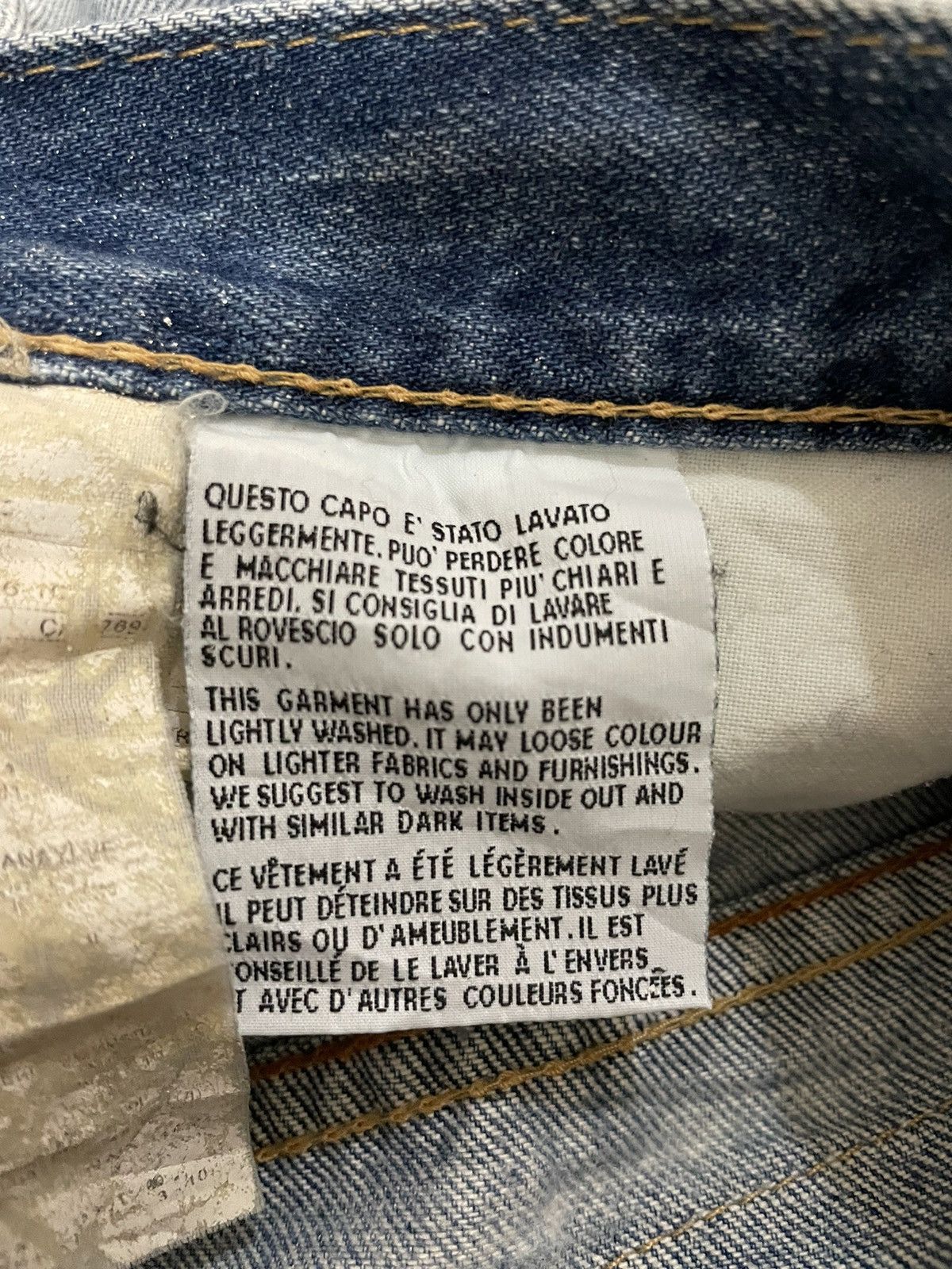Benetton × If Six Was Nine Vintage Benetton Faded Distressed Slim Fit Denim Size US 31 - 20 Thumbnail