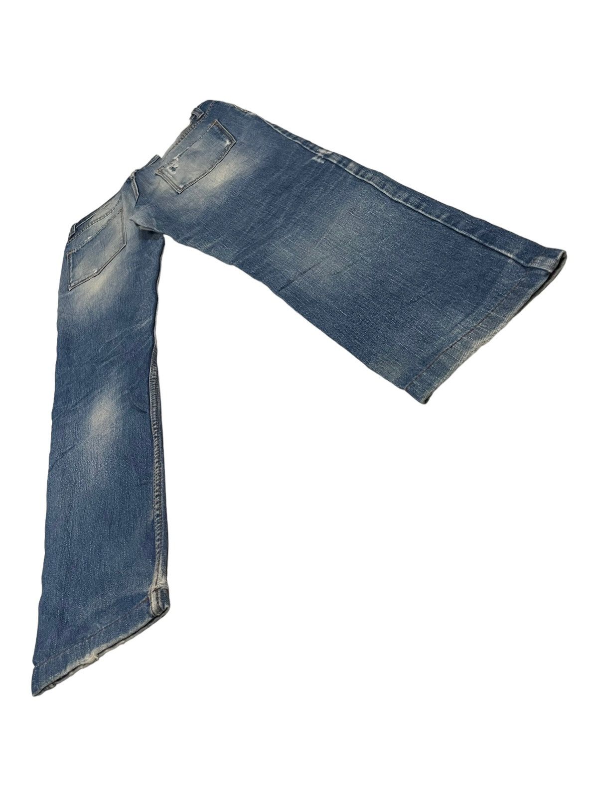 Benetton × If Six Was Nine Vintage Benetton Faded Distressed Slim Fit Denim Size US 31 - 4 Thumbnail