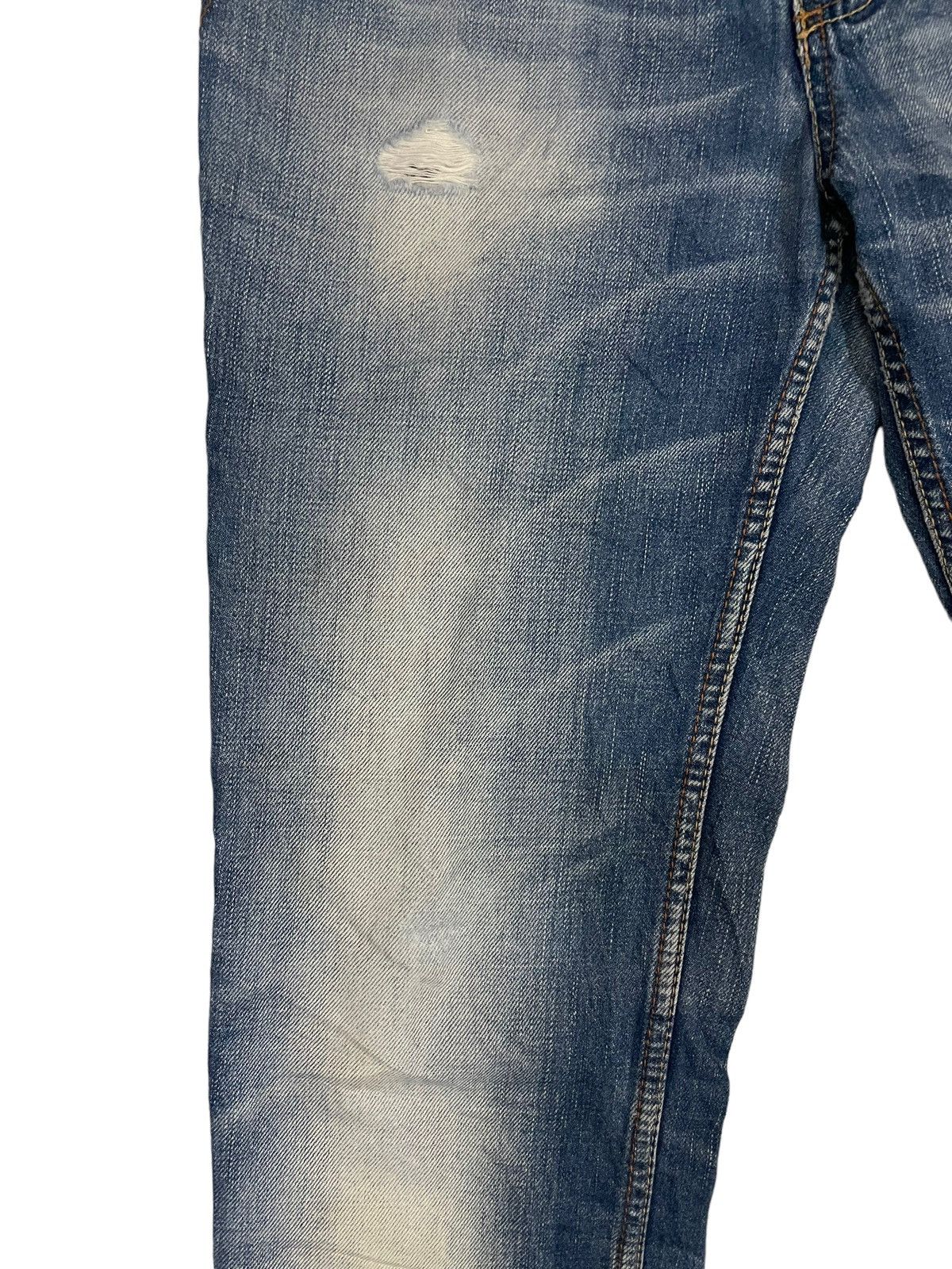Benetton × If Six Was Nine Vintage Benetton Faded Distressed Slim Fit Denim Size US 31 - 7 Thumbnail