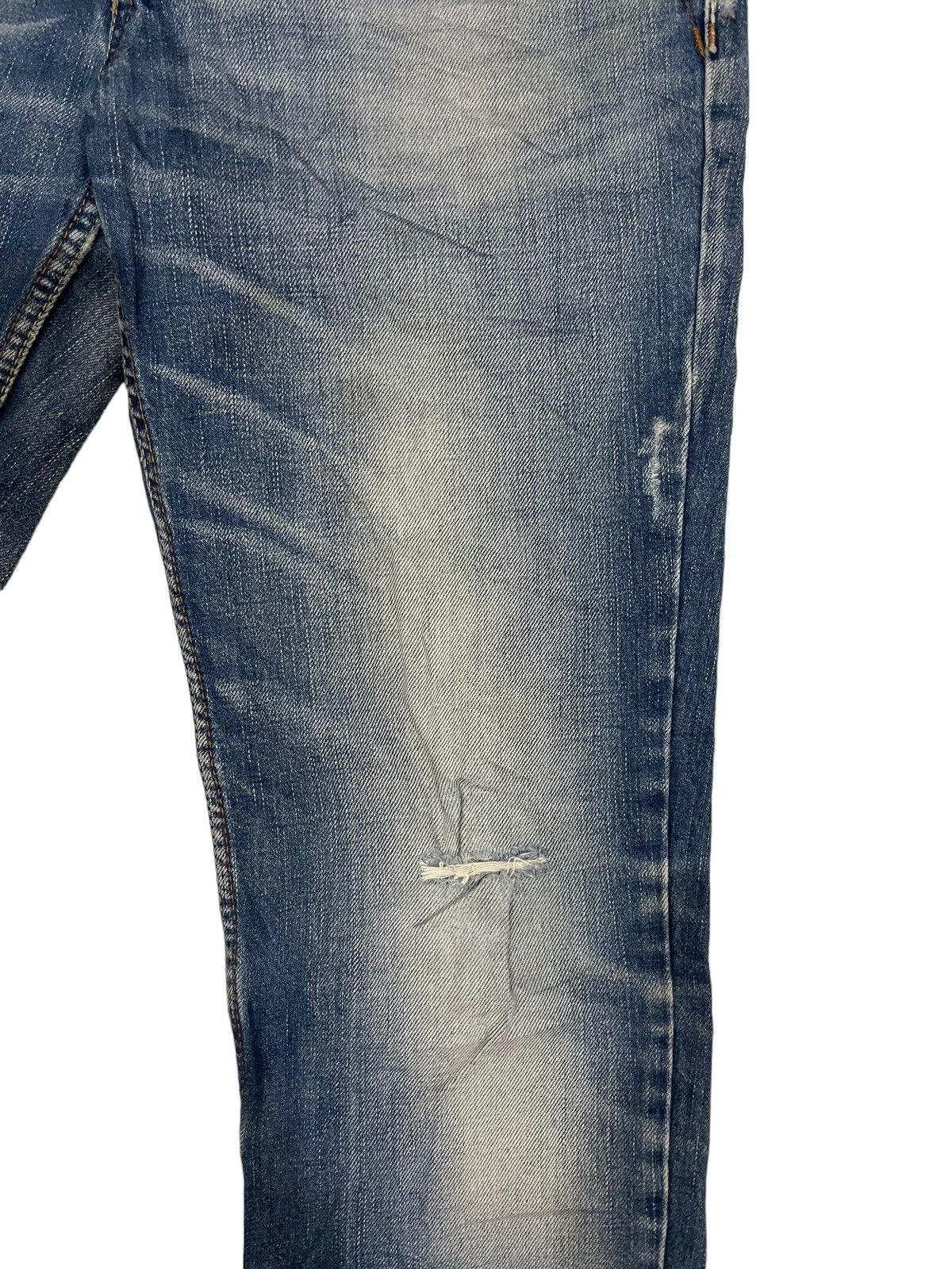 Benetton × If Six Was Nine Vintage Benetton Faded Distressed Slim Fit Denim Size US 31 - 8 Thumbnail
