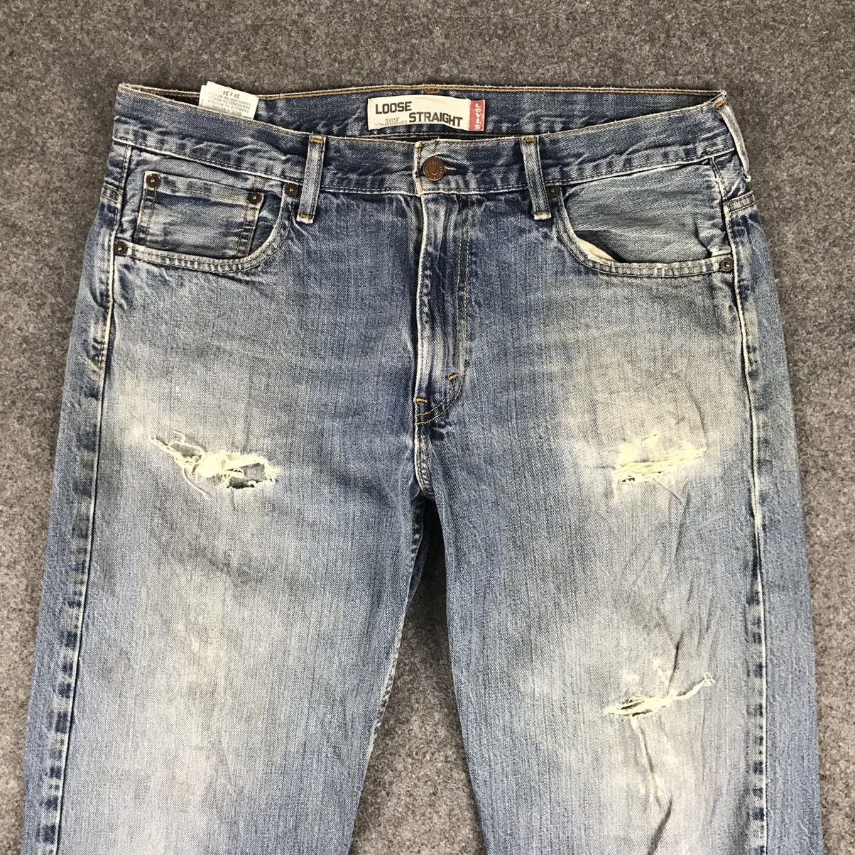 Levi's × Vintage Vintage Levis 569 distressed light wash Size US 36 / EU 52 - 3 Thumbnail