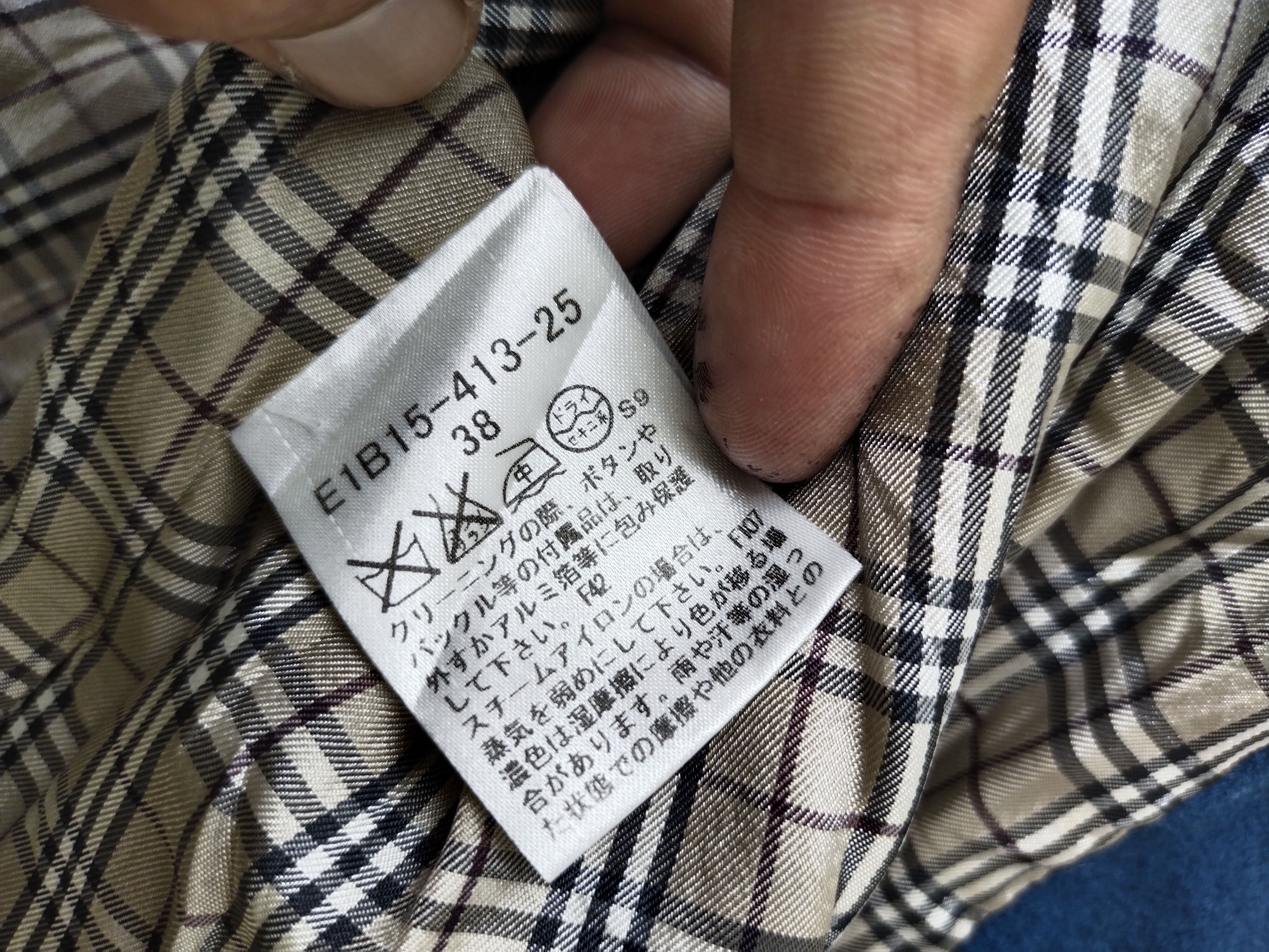 Burberry × Vintage Vintage Burberry Blue Label Women Coat Jacket Size XS / US 0-2 / IT 36-38 - 15 Thumbnail