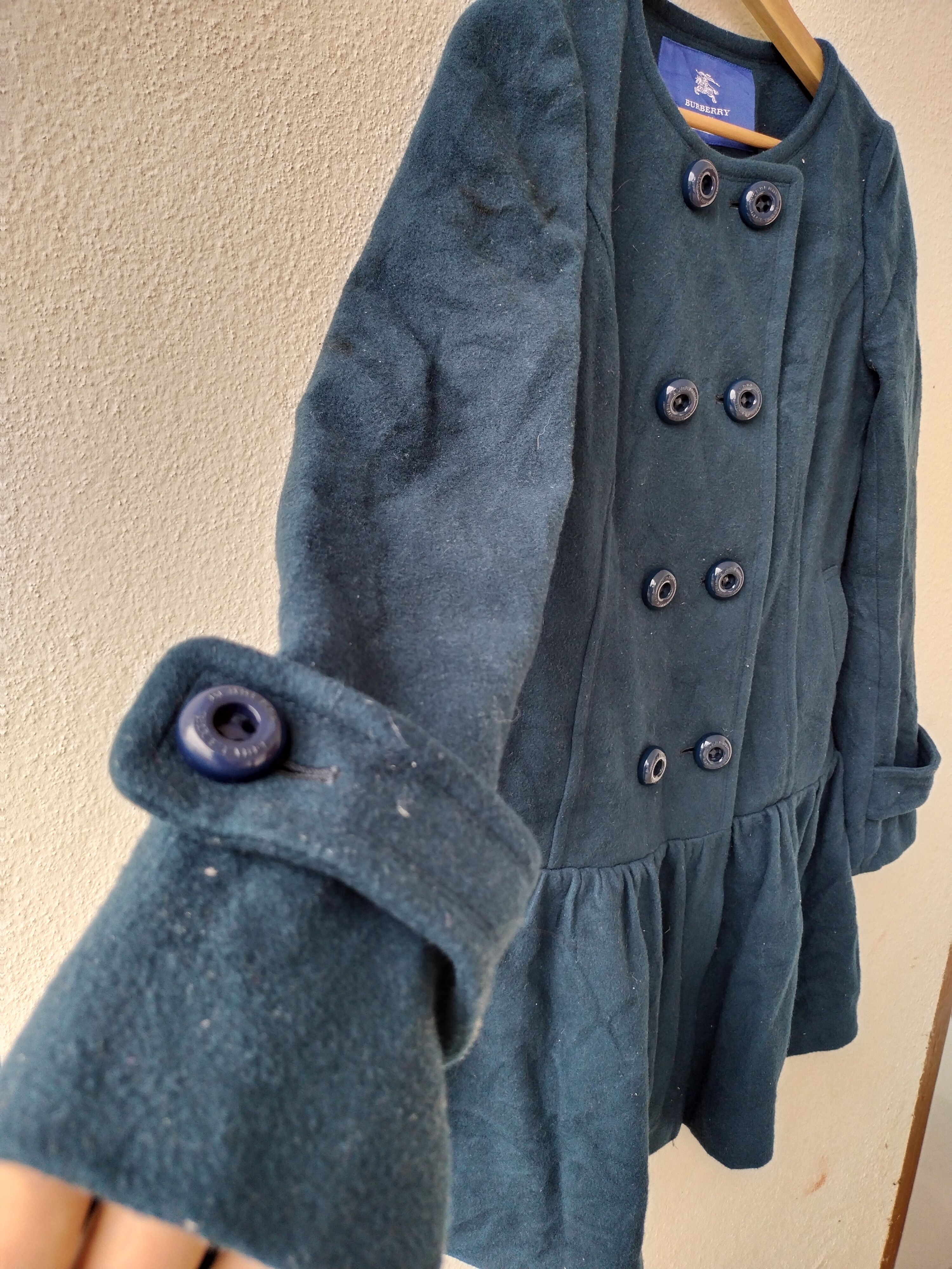 Burberry × Vintage Vintage Burberry Blue Label Women Coat Jacket Size XS / US 0-2 / IT 36-38 - 9 Thumbnail