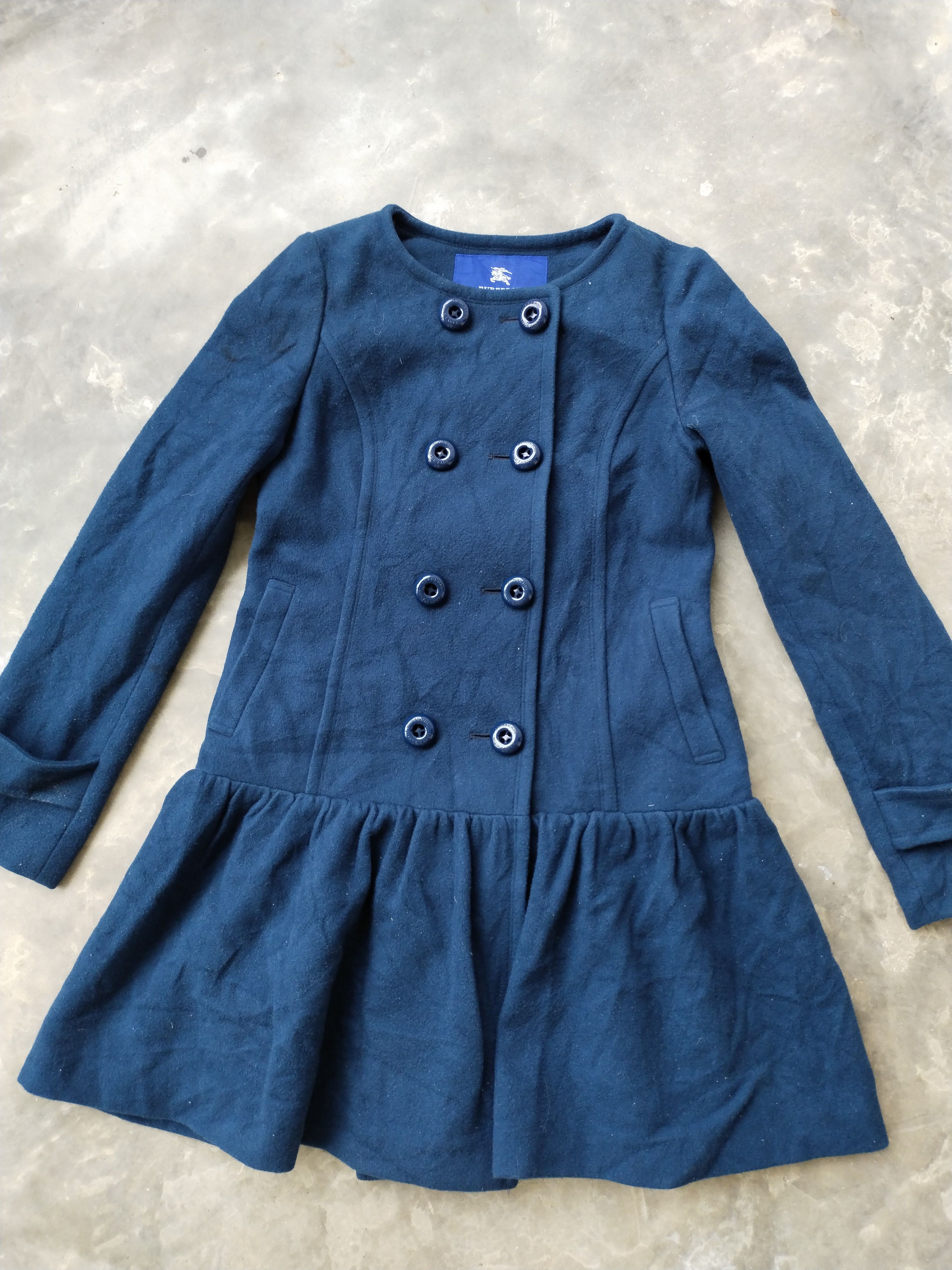 Burberry × Vintage Vintage Burberry Blue Label Women Coat Jacket Size XS / US 0-2 / IT 36-38 - 4 Thumbnail
