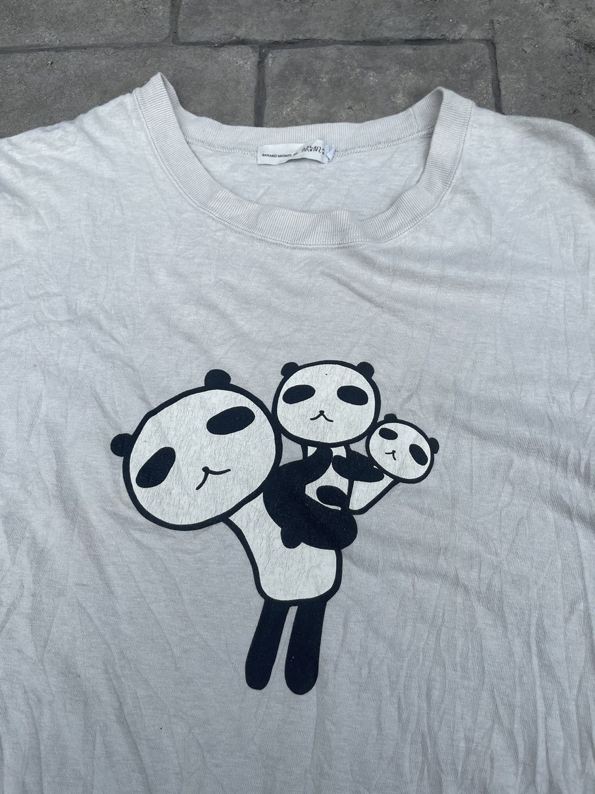 Anime JAPAN MADE Aranzi Aronzo Panda Tee Size US L / EU 52-54 / 3 - 2 Thumbnail