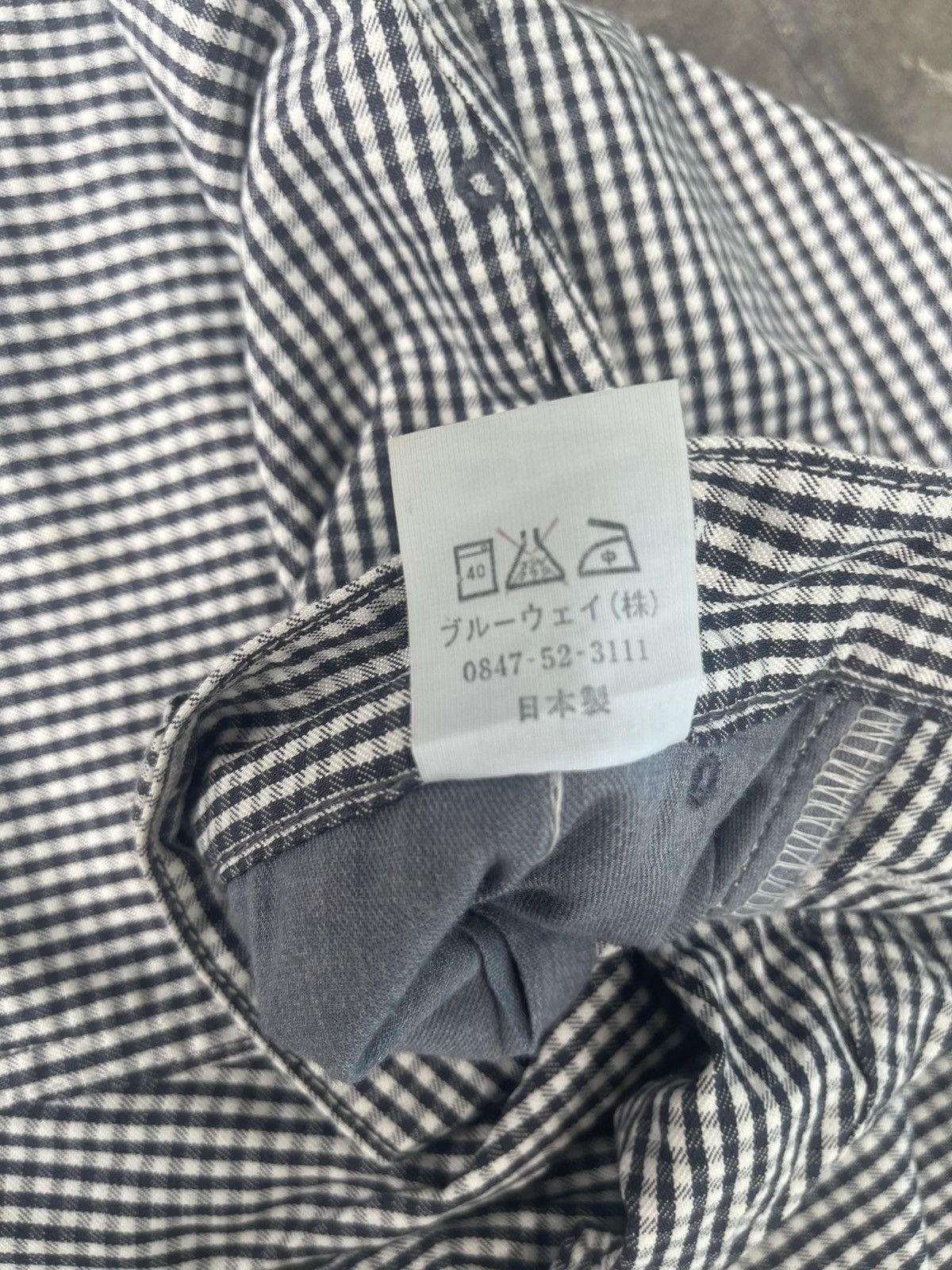 Japanese Brand JAPAN MADE Made in Nippon Plaid Tartan Gingham Pant Size US 30 / EU 46 - 9 Thumbnail